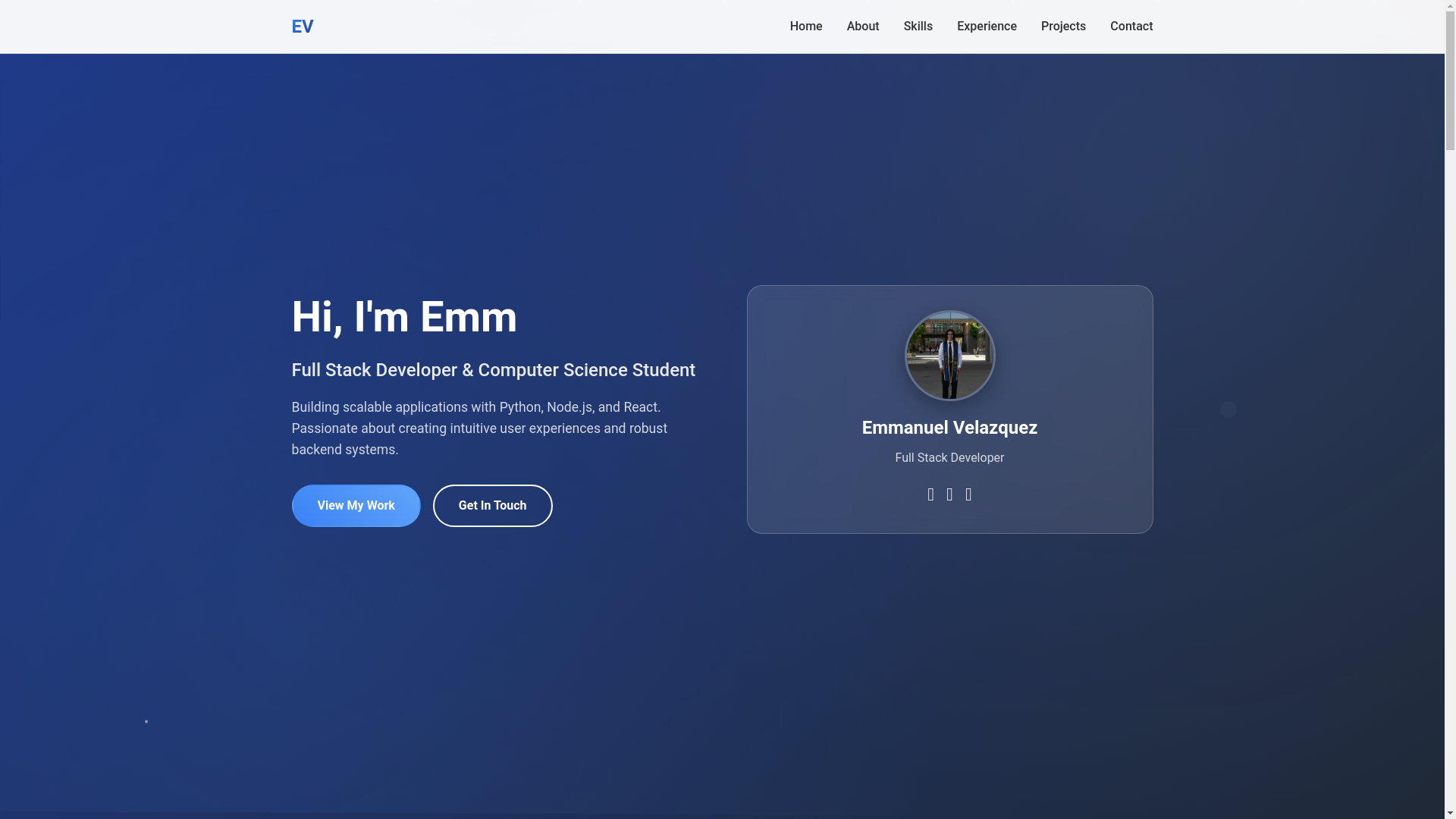 website screenshot of https://emmanuelvelazquez.com/