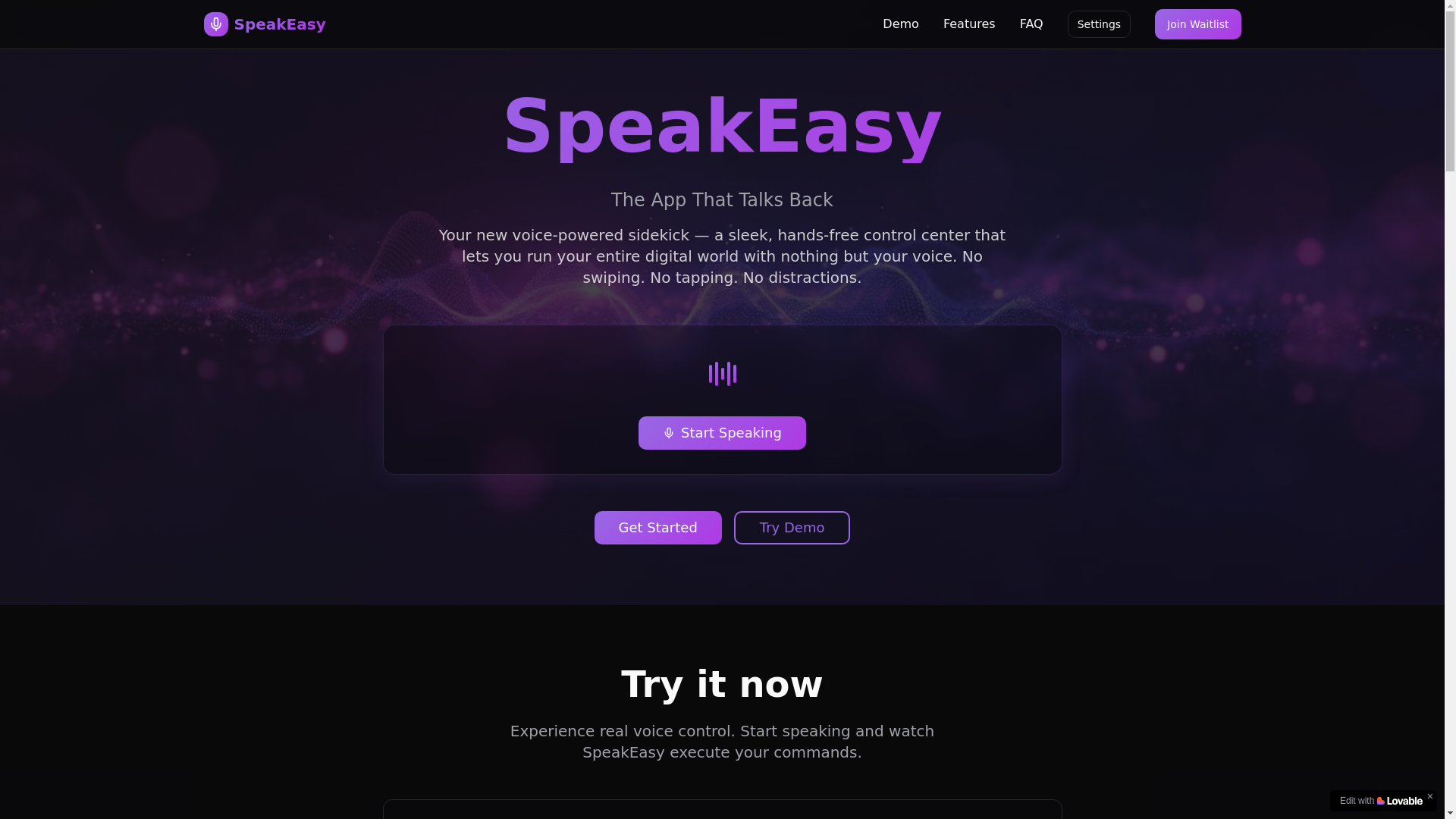 website screenshot of https://myspeakeasy.digital/