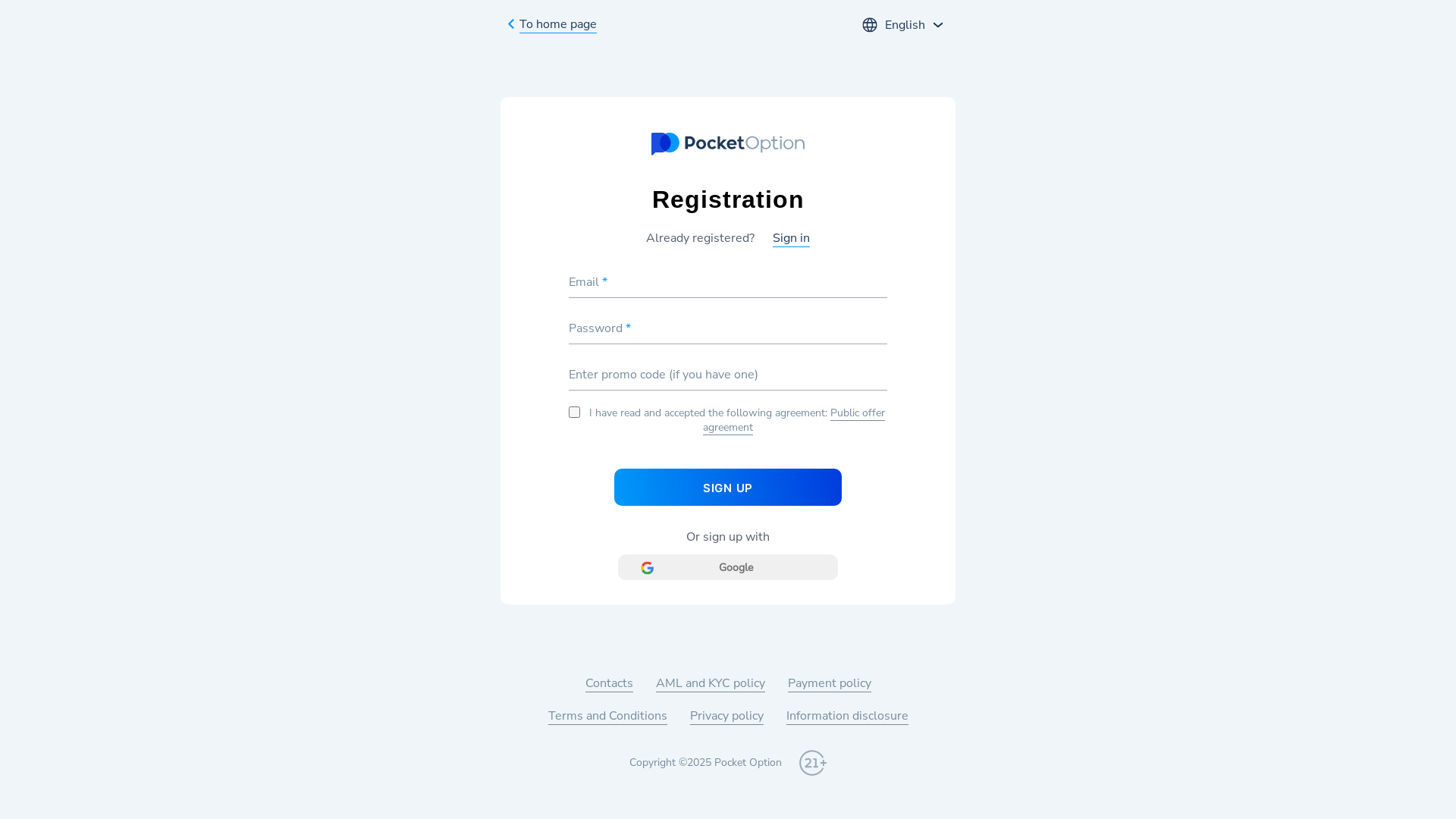 website screenshot of https://poctrades.com/