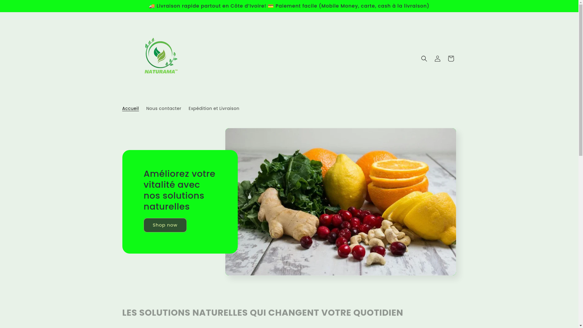 website screenshot of https://naturamas.store/