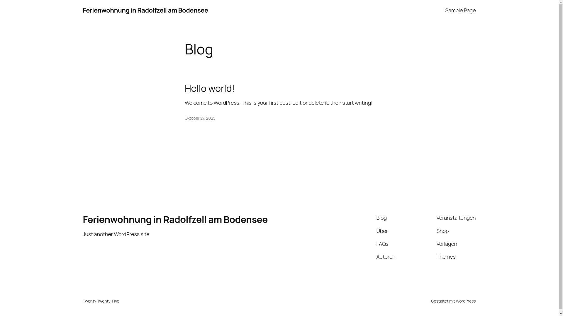 website screenshot of https://ferienwohnung-schlenker.de/