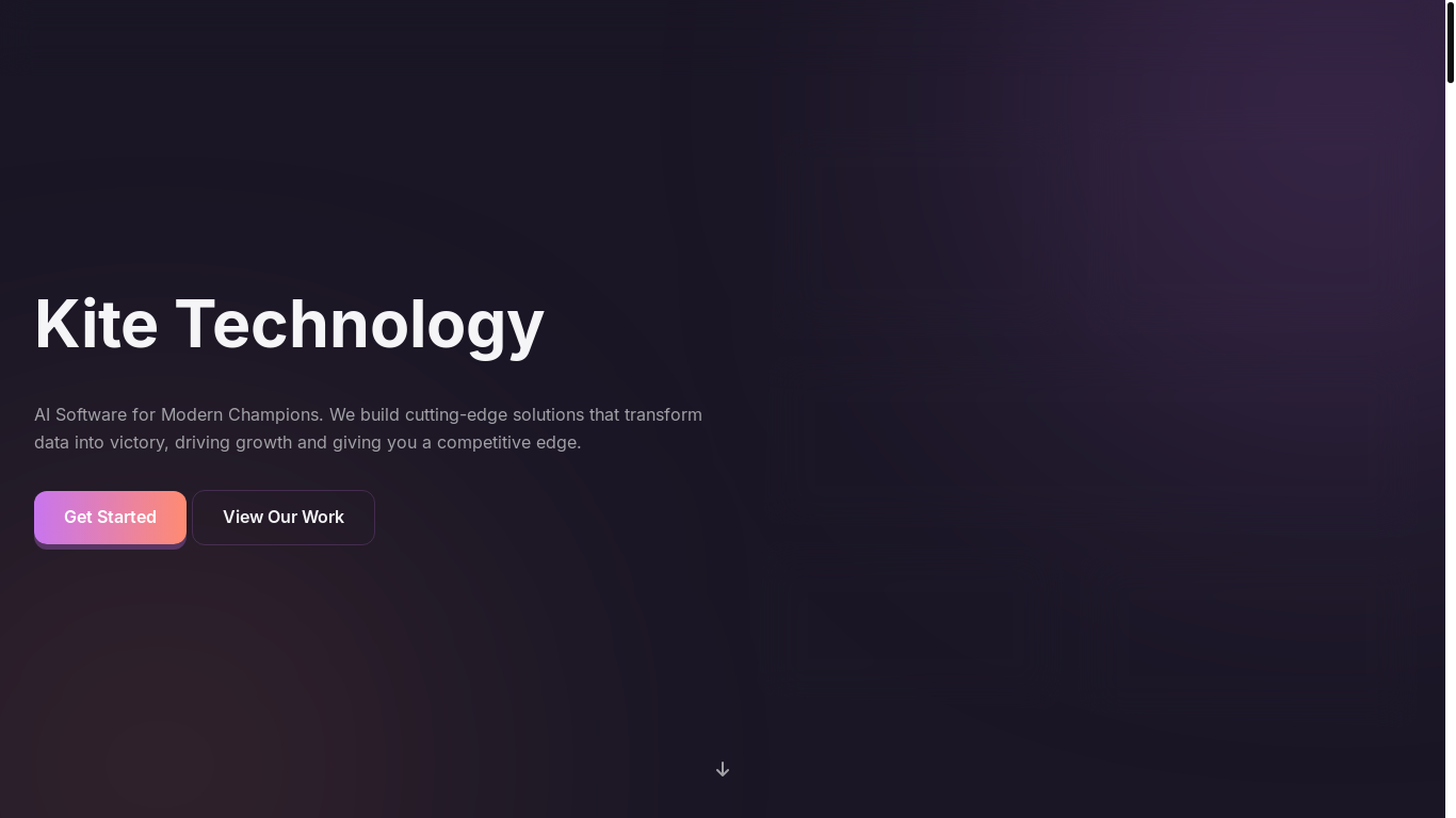 website screenshot of https://kitetechnology.info/