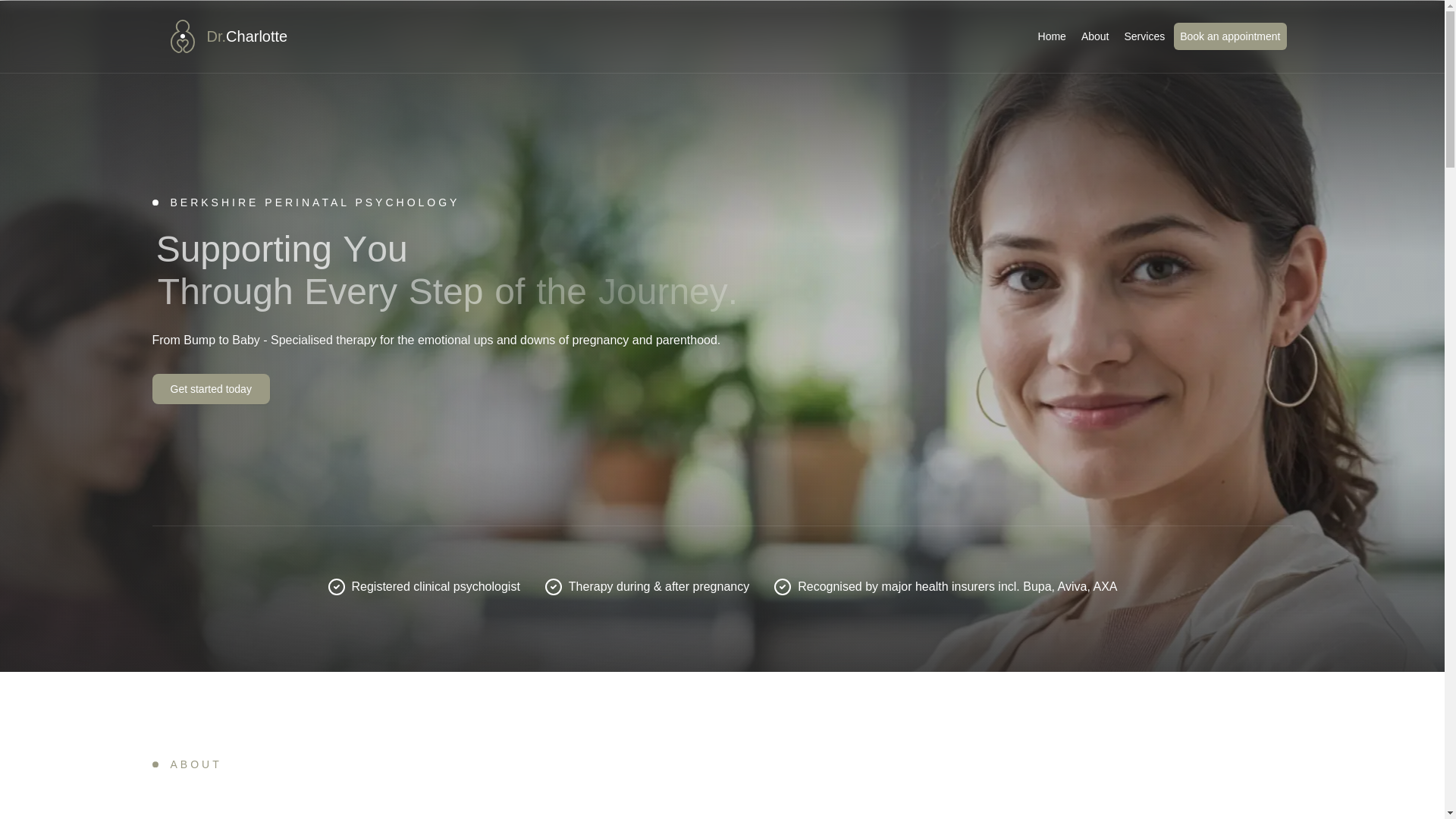 website screenshot of https://berkshireperinatal.co.uk/