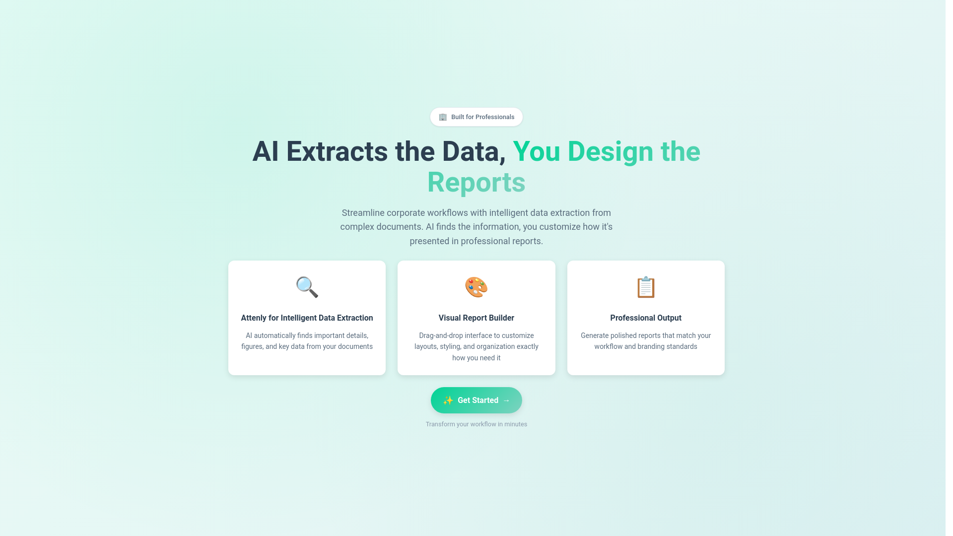 website screenshot of https://attenly.pages.dev/