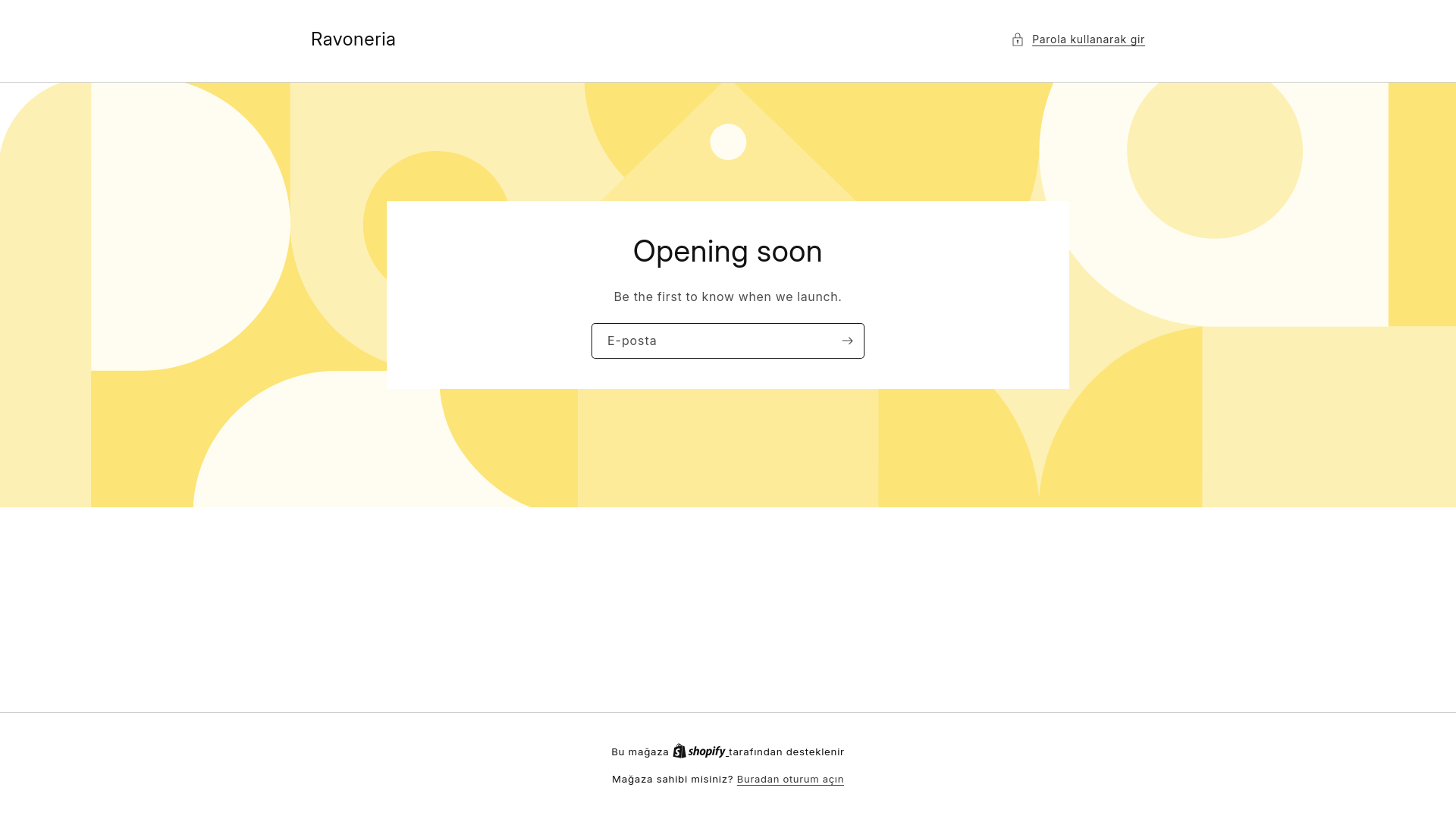 website screenshot of https://ravoneria.com/