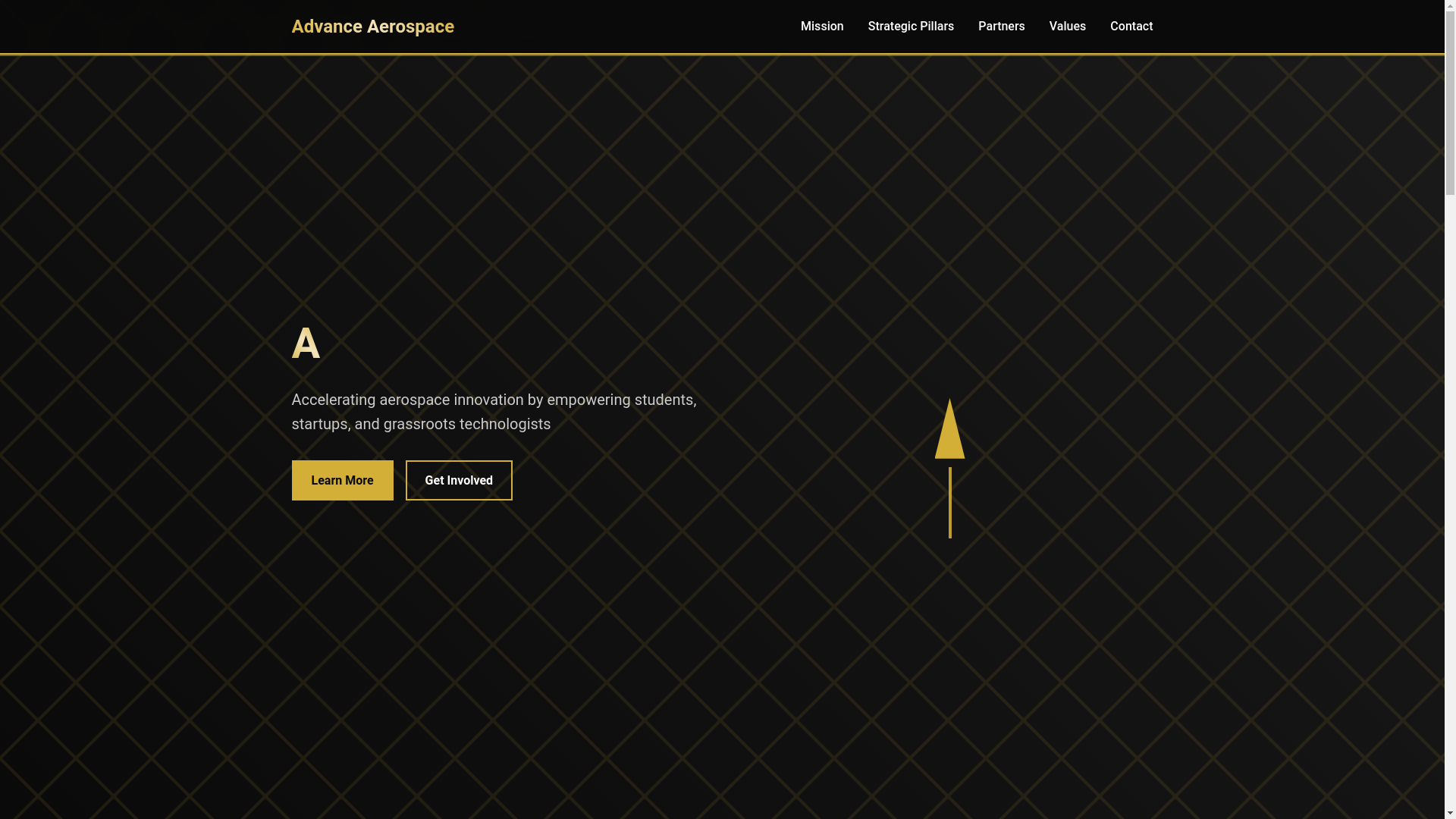 website screenshot of https://advanceaerospace.org/