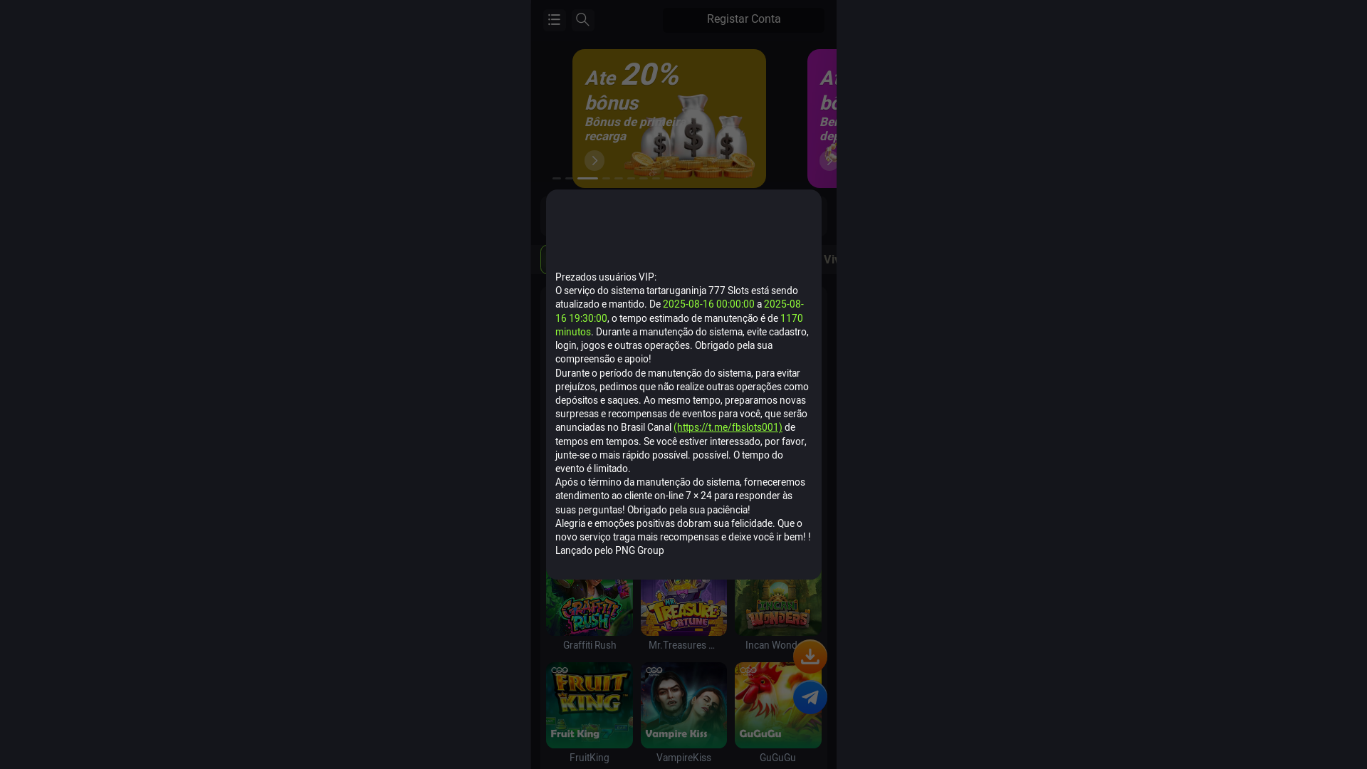 website screenshot of https://tartaruganinja777pg.com/