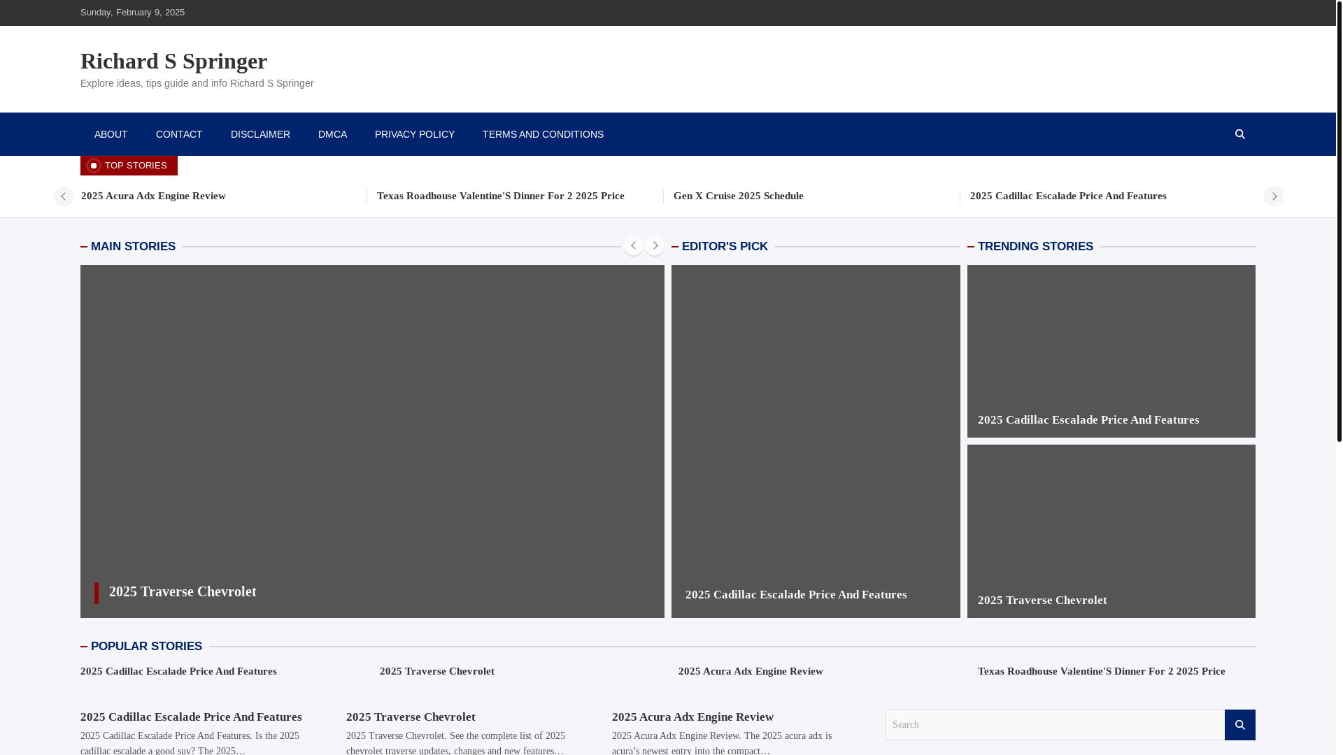 website screenshot of https://richardsspringerd.pages.dev/