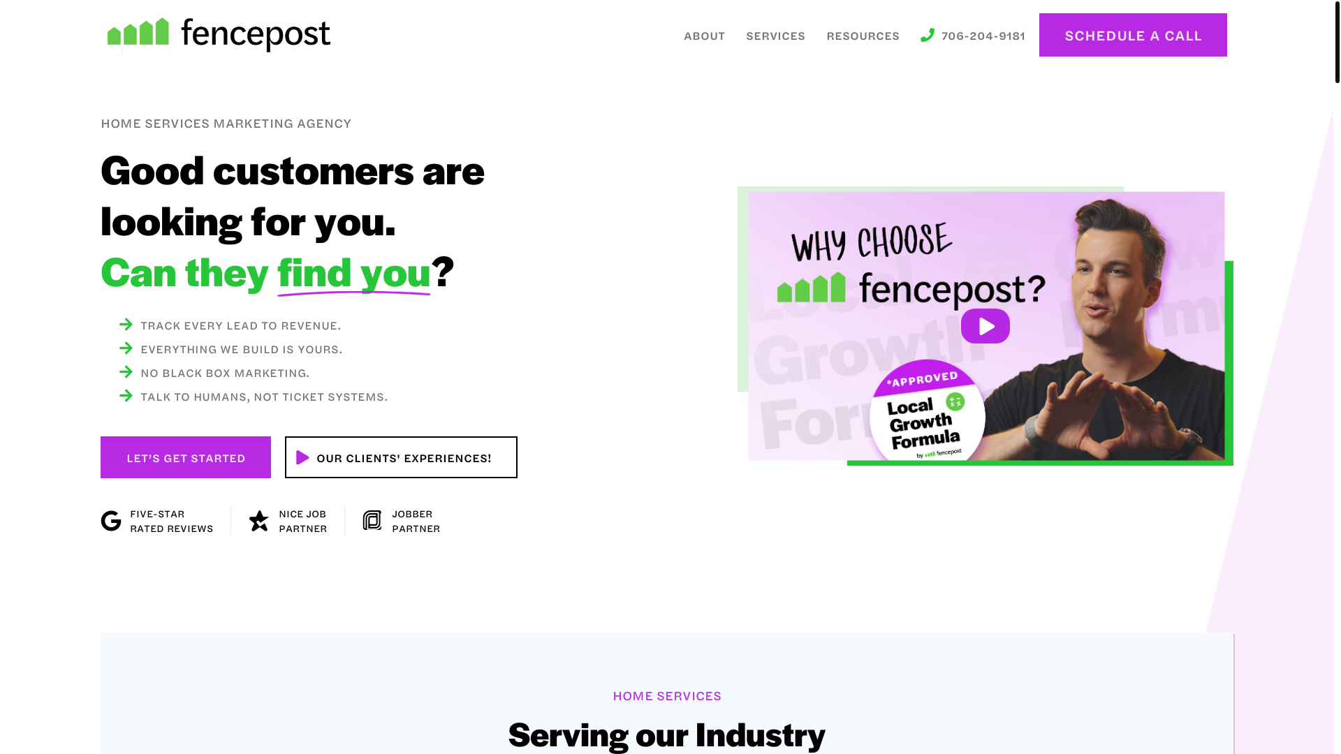 website screenshot of https://localaeo.co/