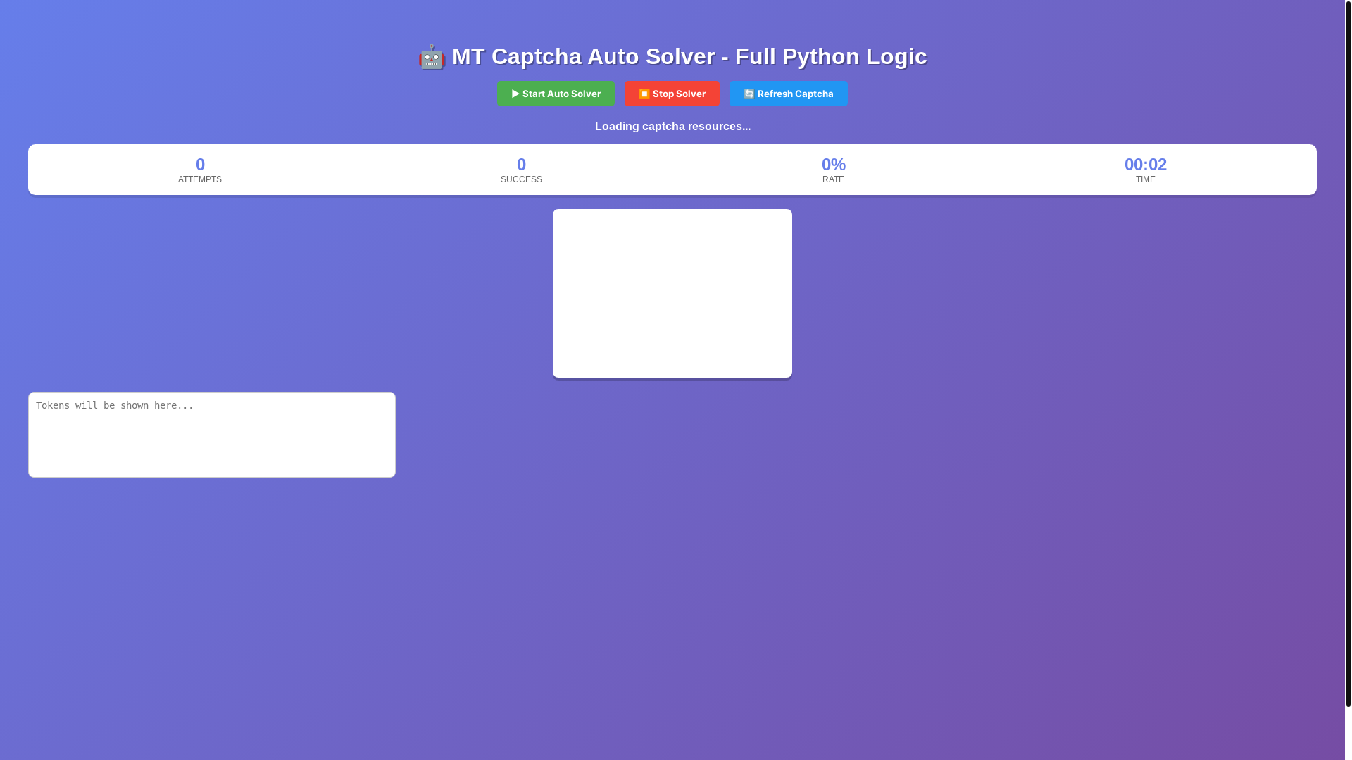 website screenshot of https://captcha-solver.pages.dev/