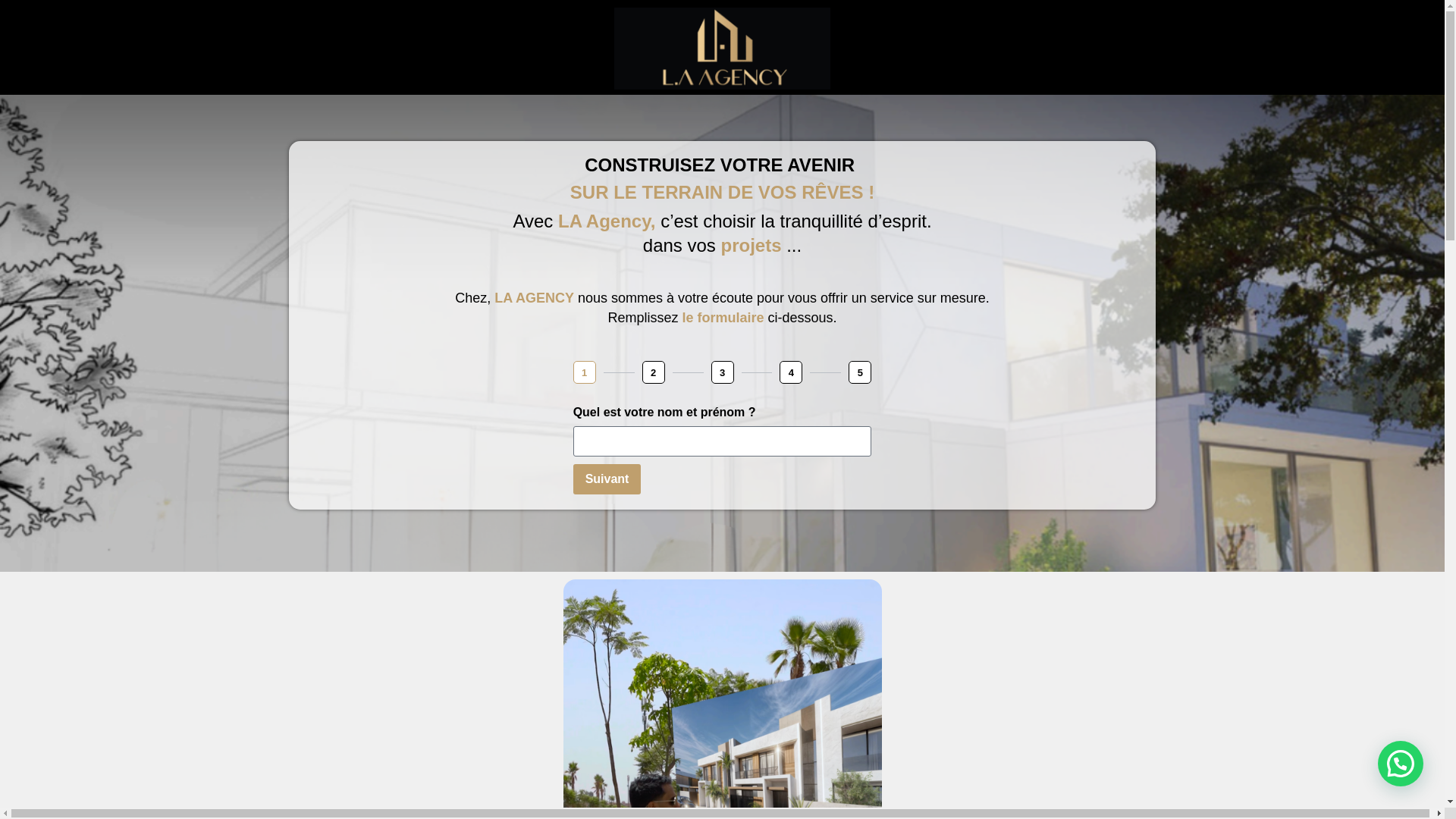 website screenshot of https://laagencyprojet.com/