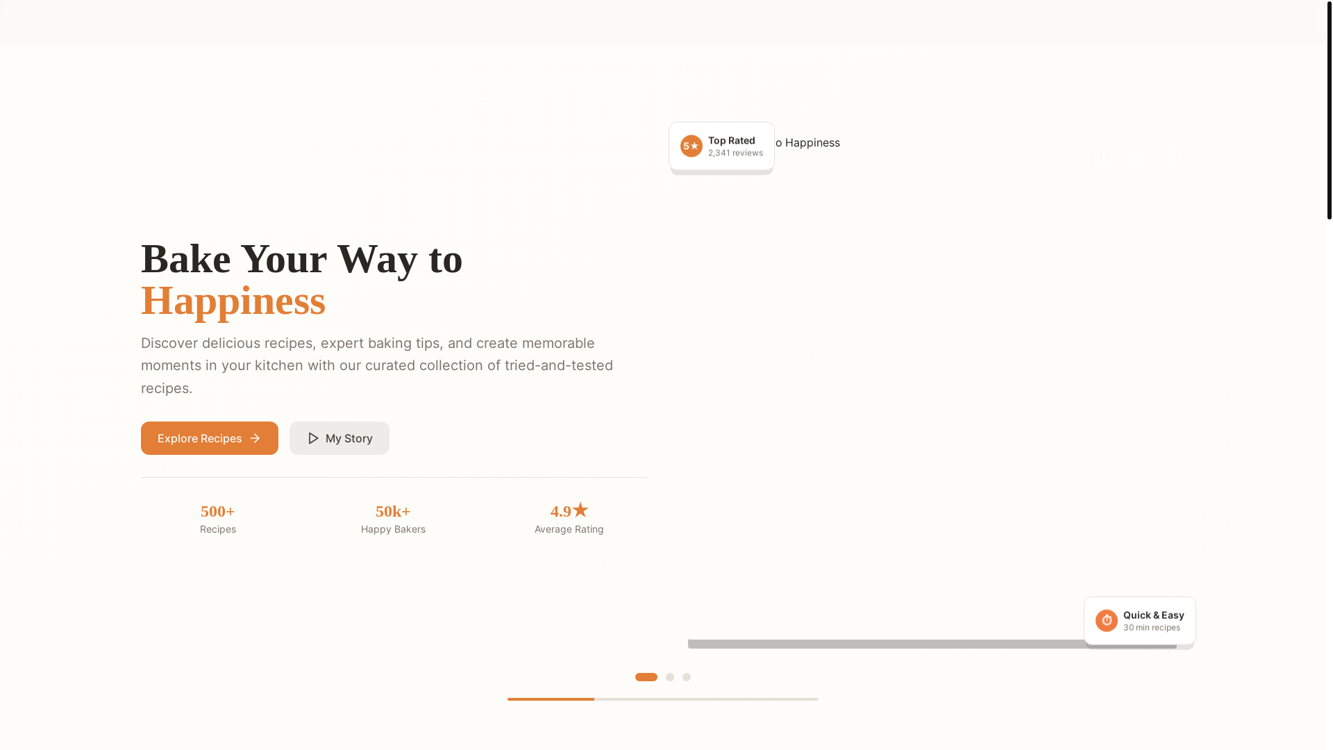 website screenshot of https://bakeryou-frontend.pages.dev/