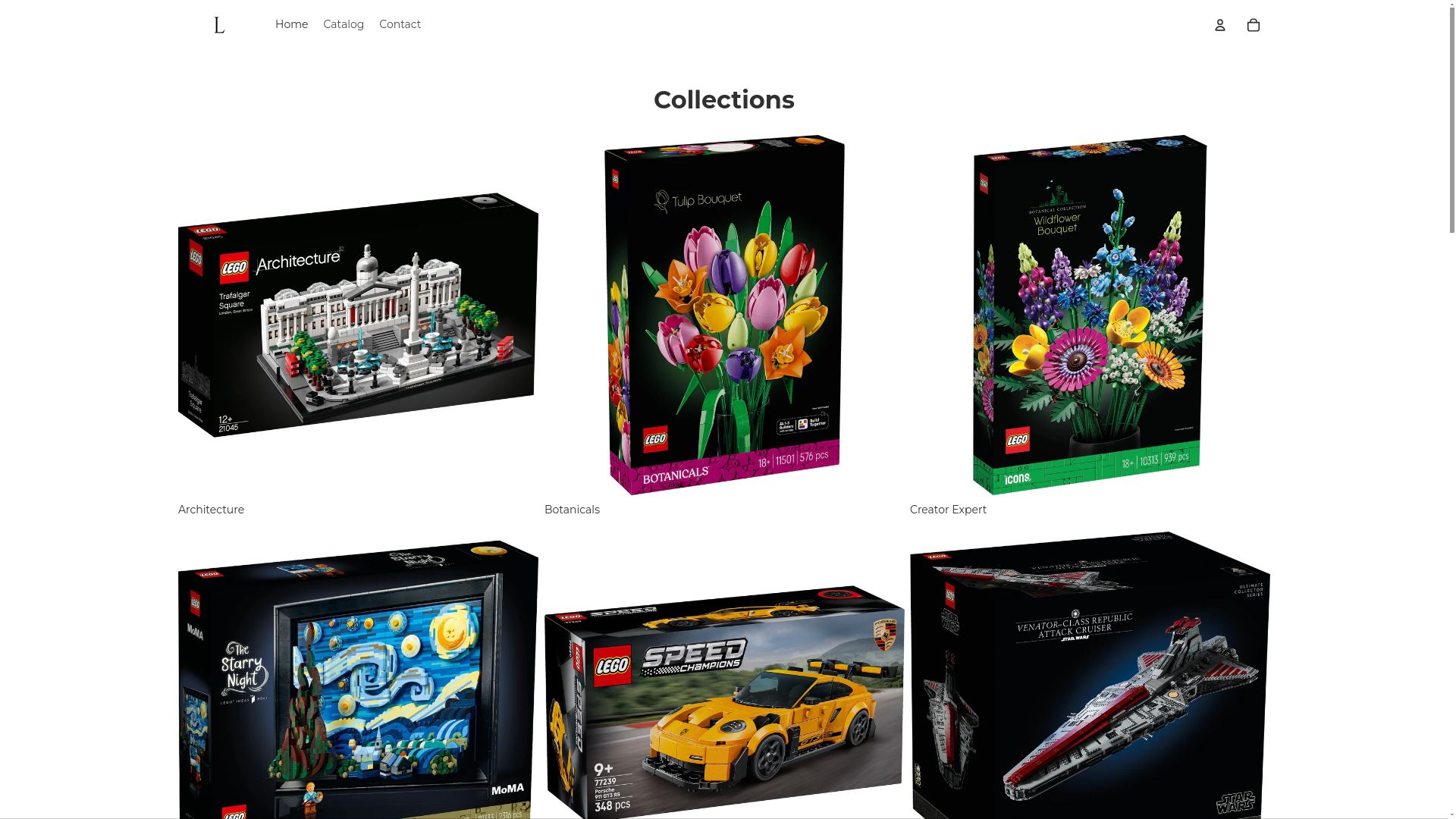 website screenshot of https://shop-loriva.com/