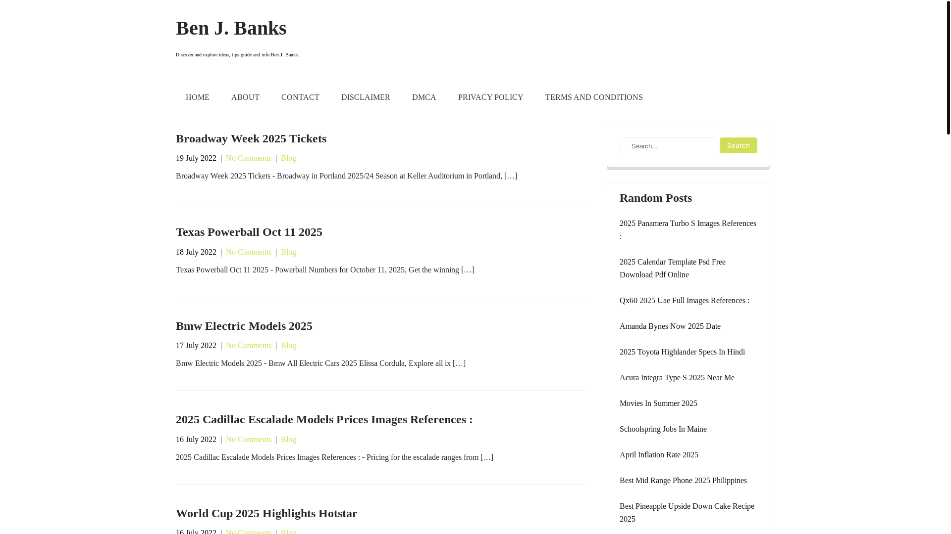 website screenshot of https://benjbanks.pages.dev/