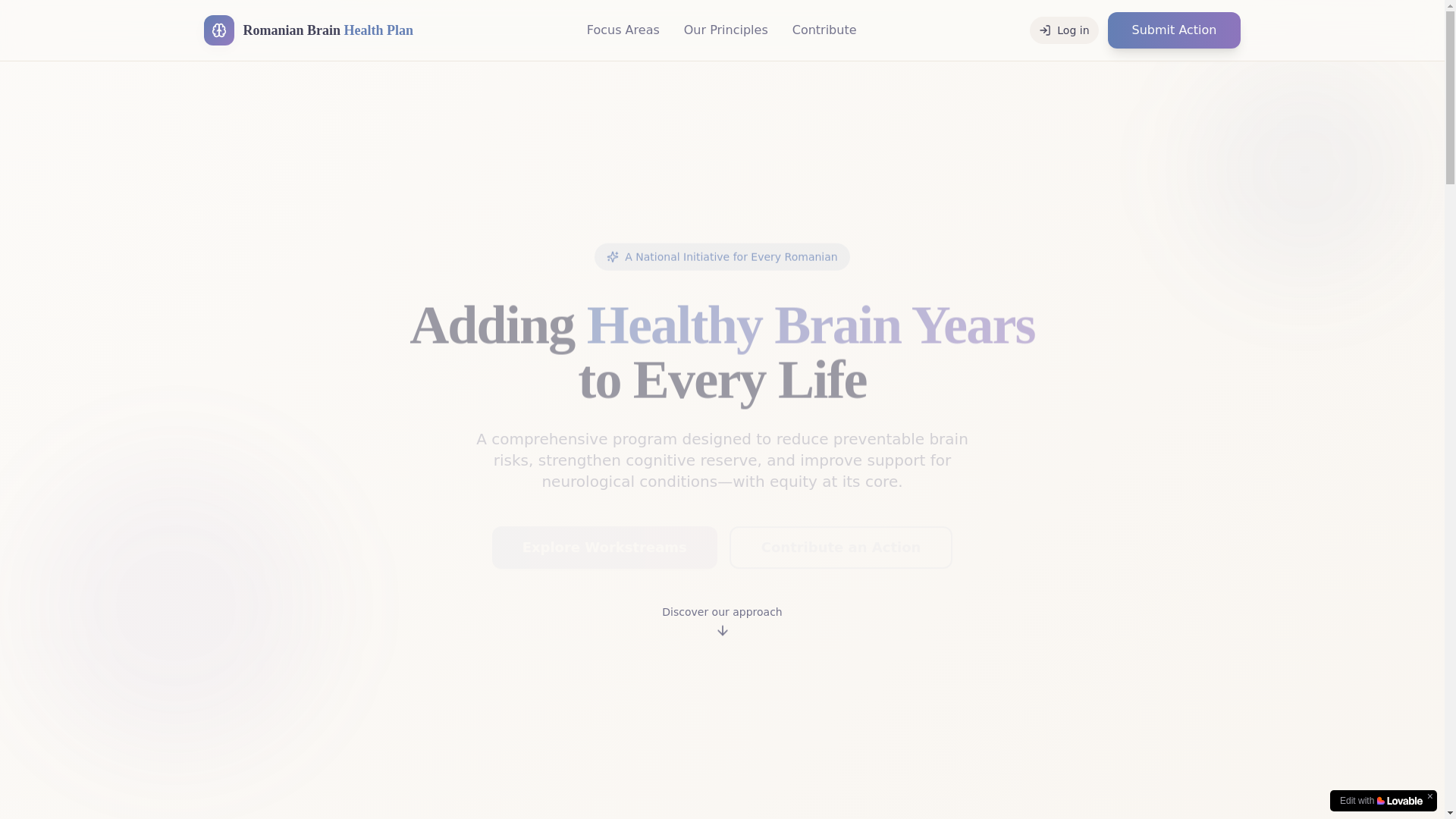 website screenshot of https://brain-health-plan.xyz/