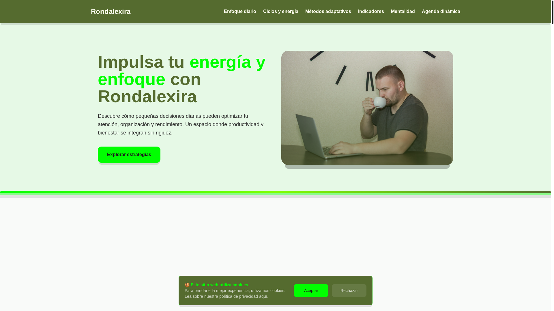 website screenshot of https://rondalexira.eu/