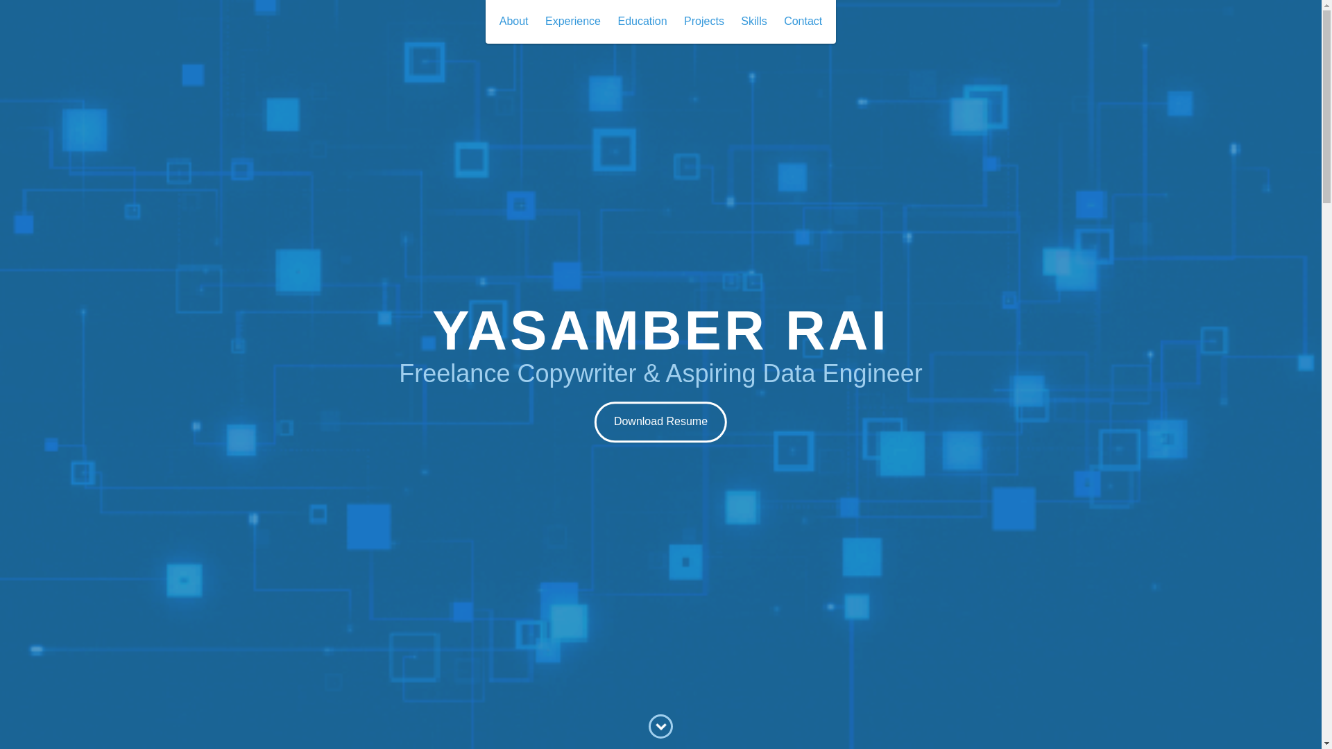 website screenshot of https://yasamber.com.np/