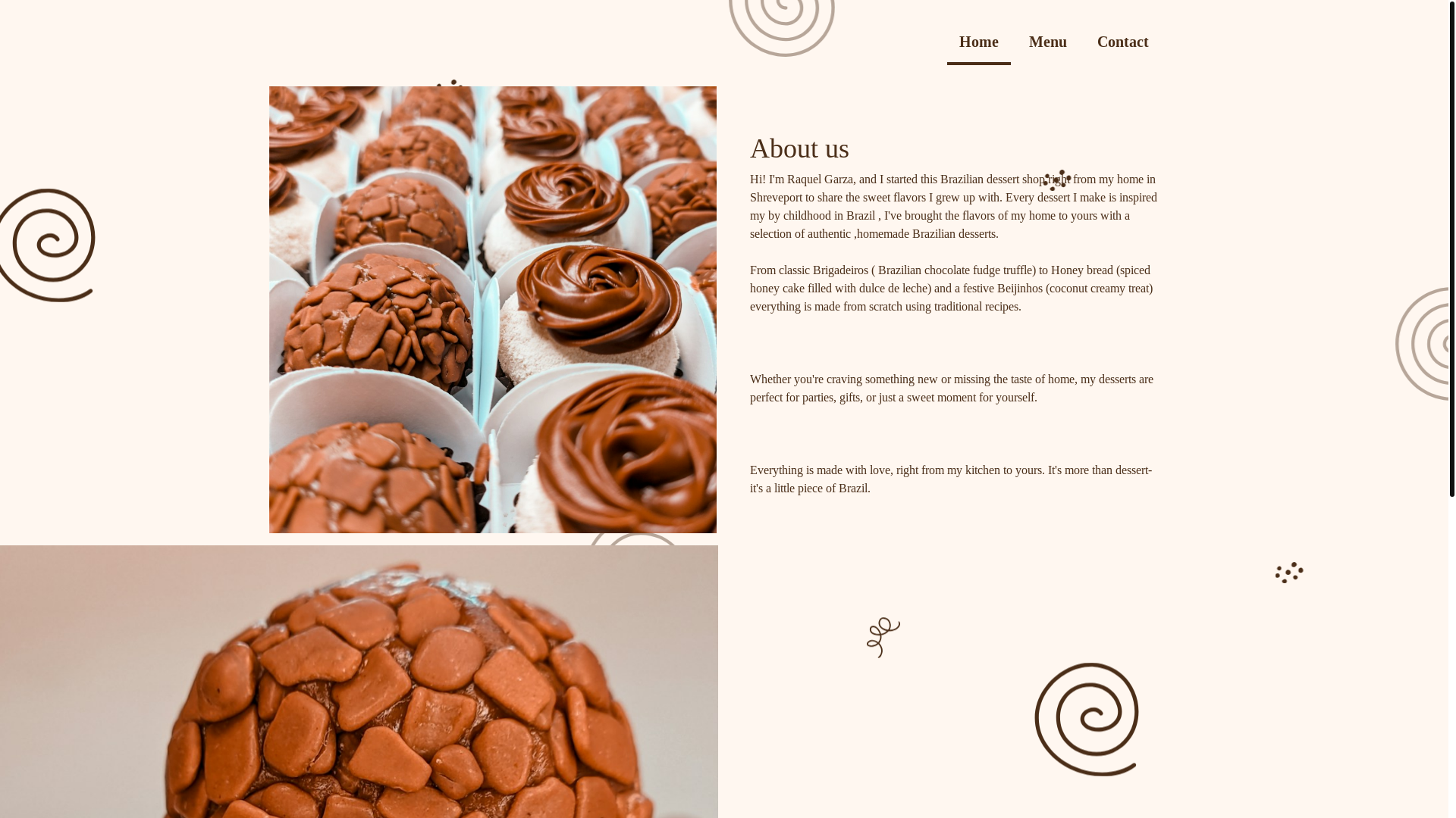 website screenshot of https://honeybitesllc.com/