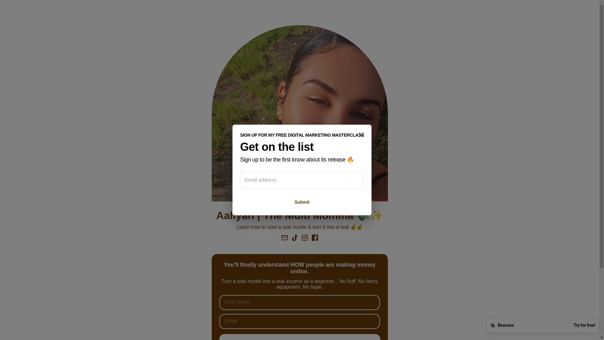 website screenshot of https://themultimomma.com/