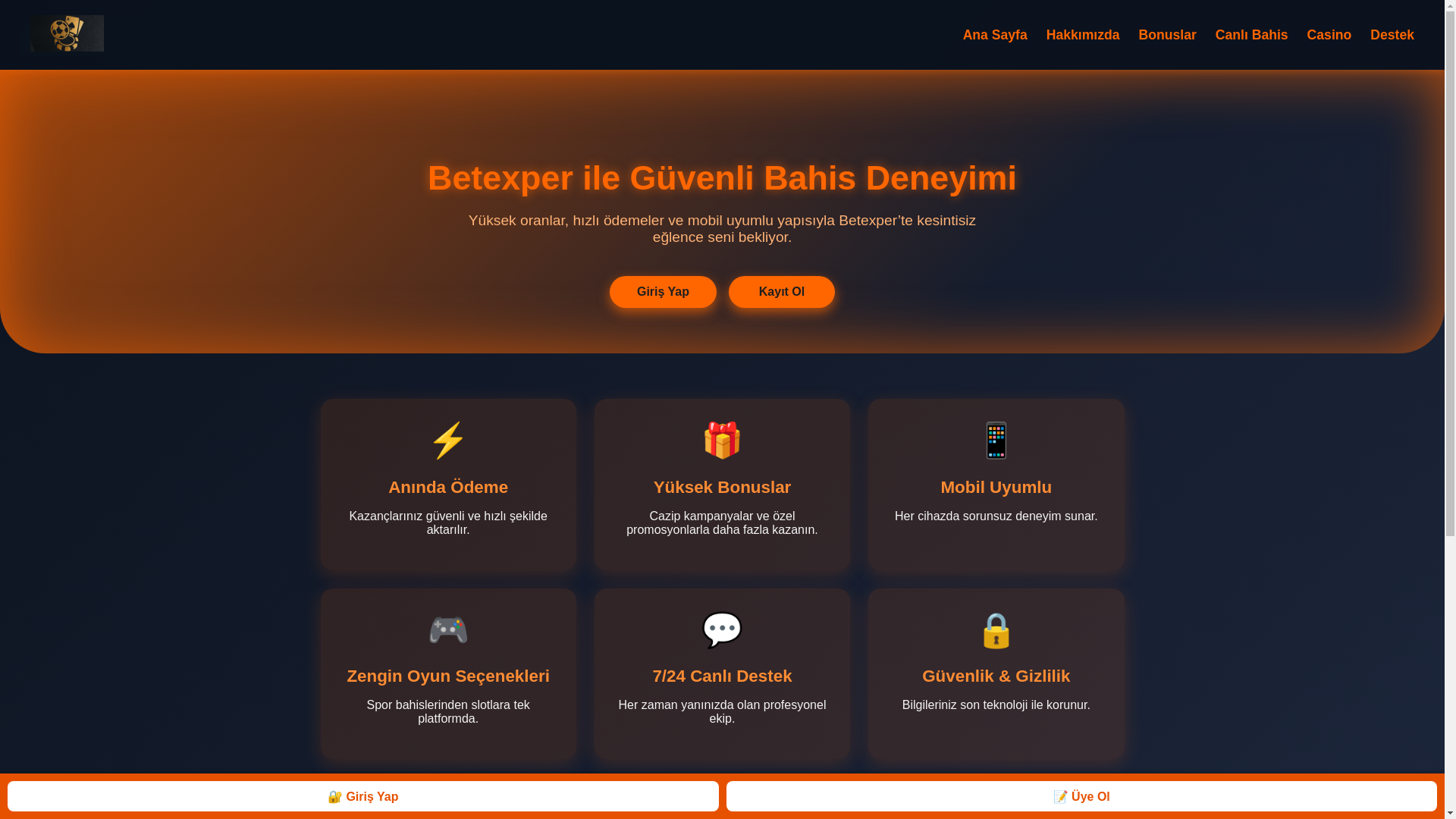 website screenshot of https://vip-betexper-giris-xyz.pages.dev/