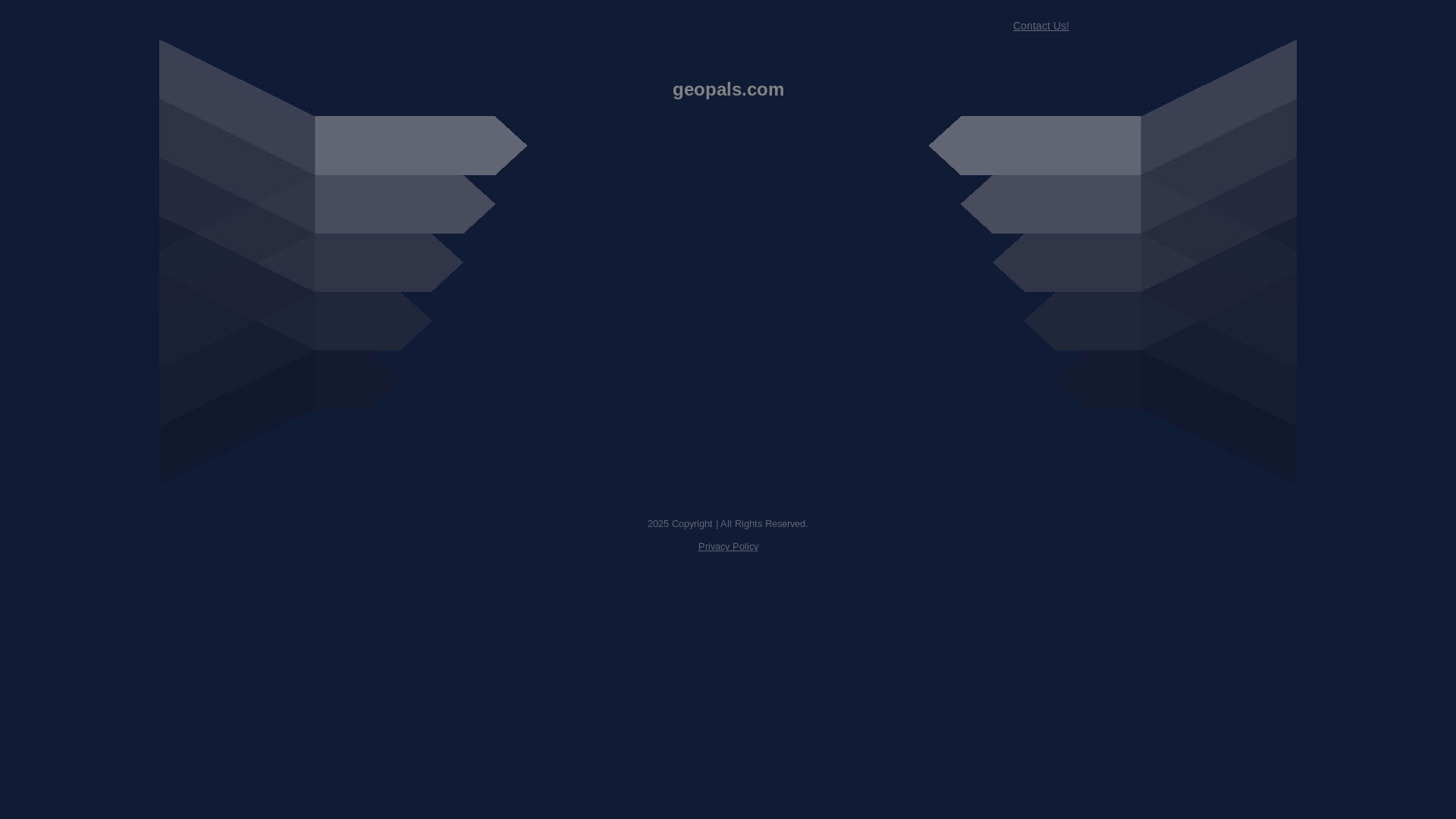 website screenshot of https://www.help.geopals.com