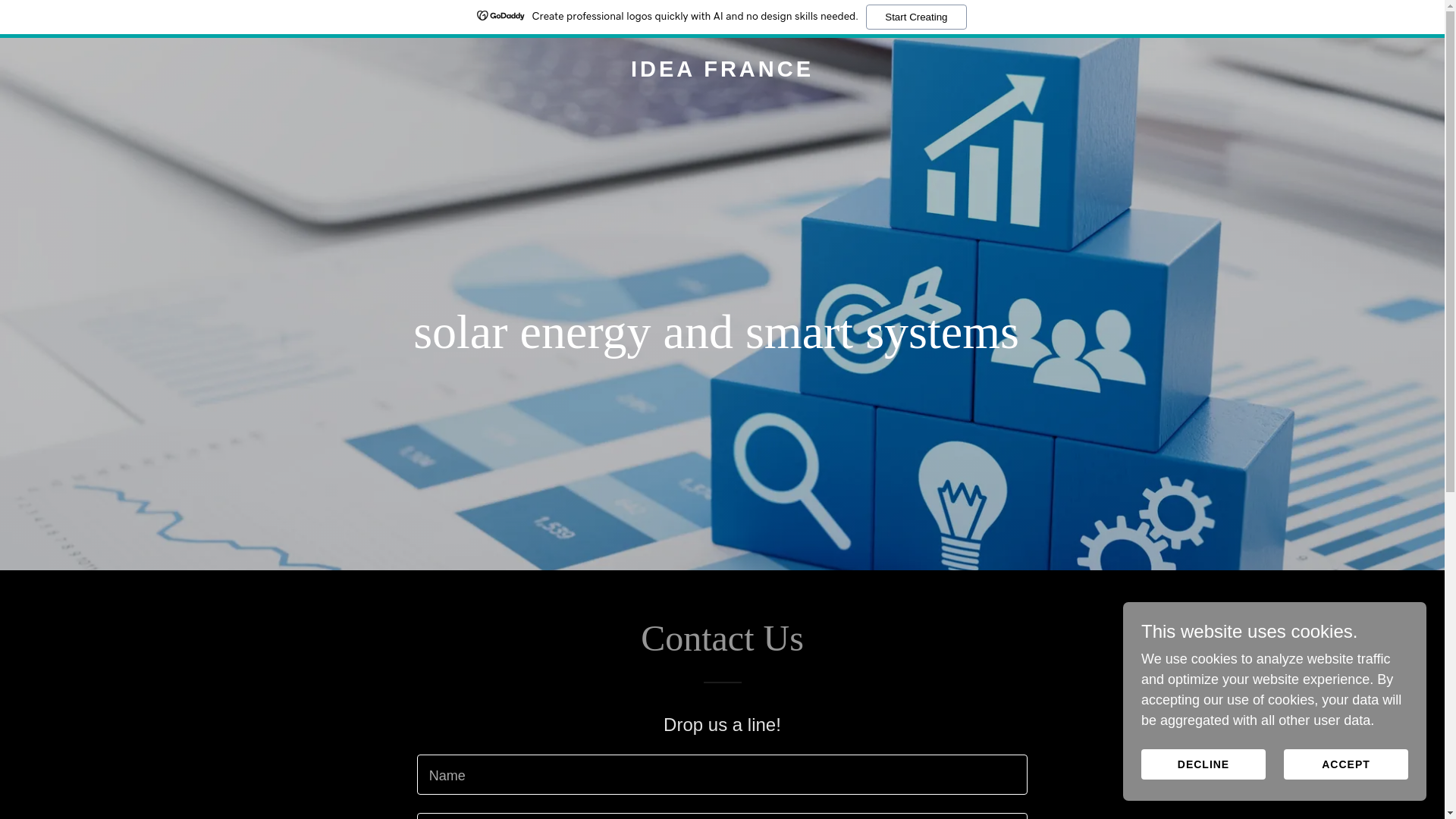 website screenshot of https://ideafrance.net/