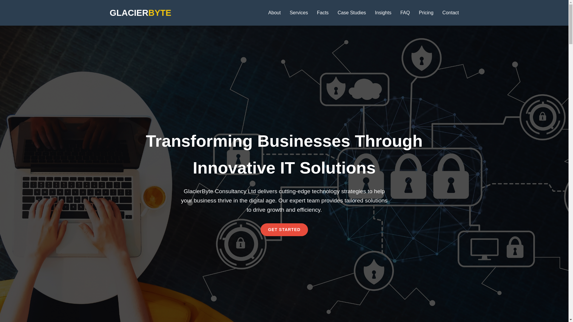 website screenshot of https://glacierbyteconsultancy.pages.dev/