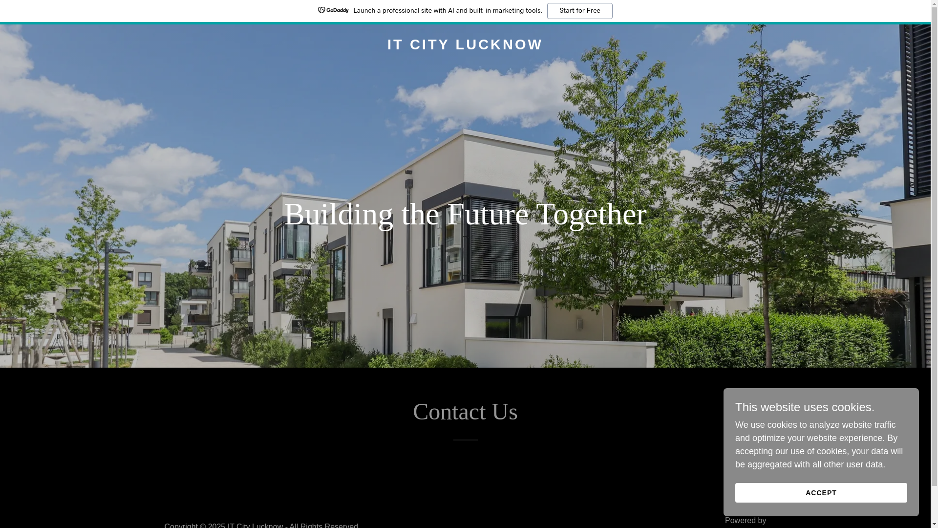 website screenshot of https://itcitylucknow.in/