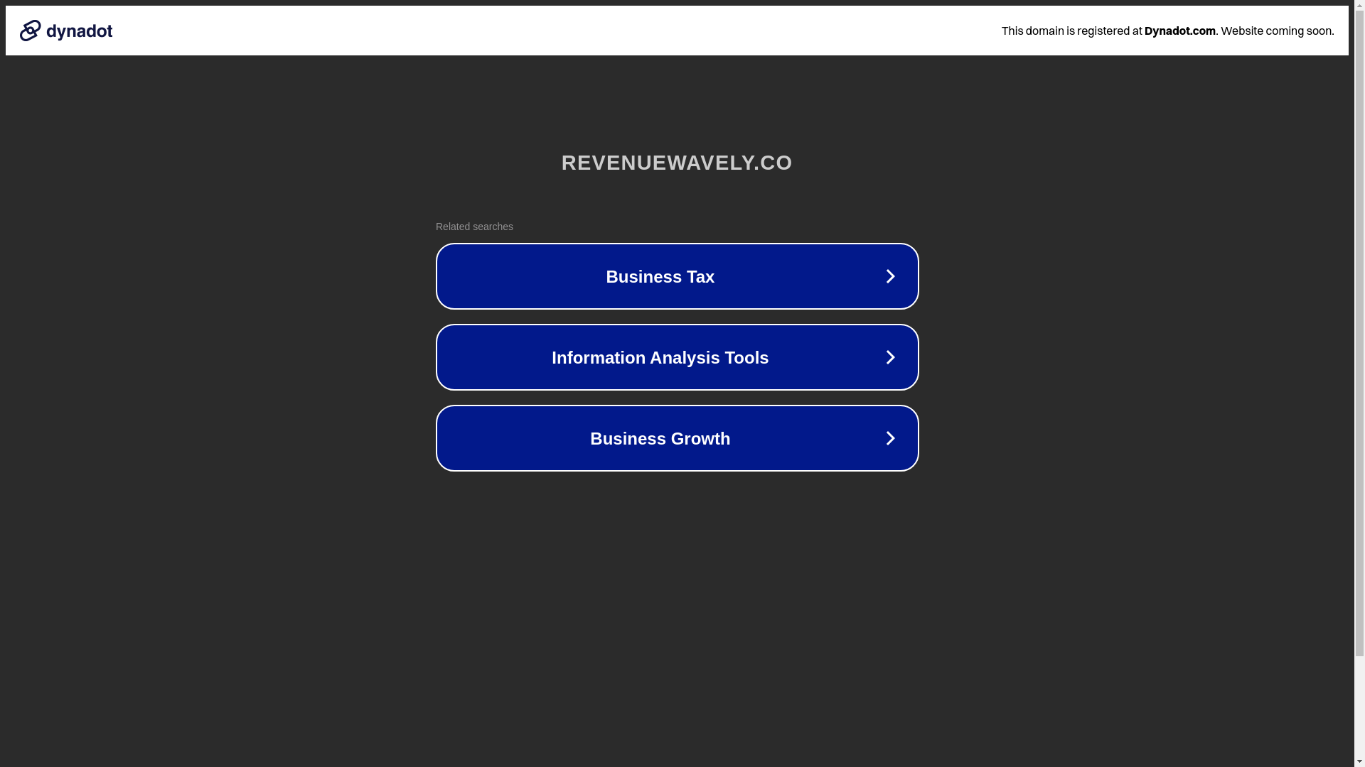 website screenshot of https://revenuewavely.co/