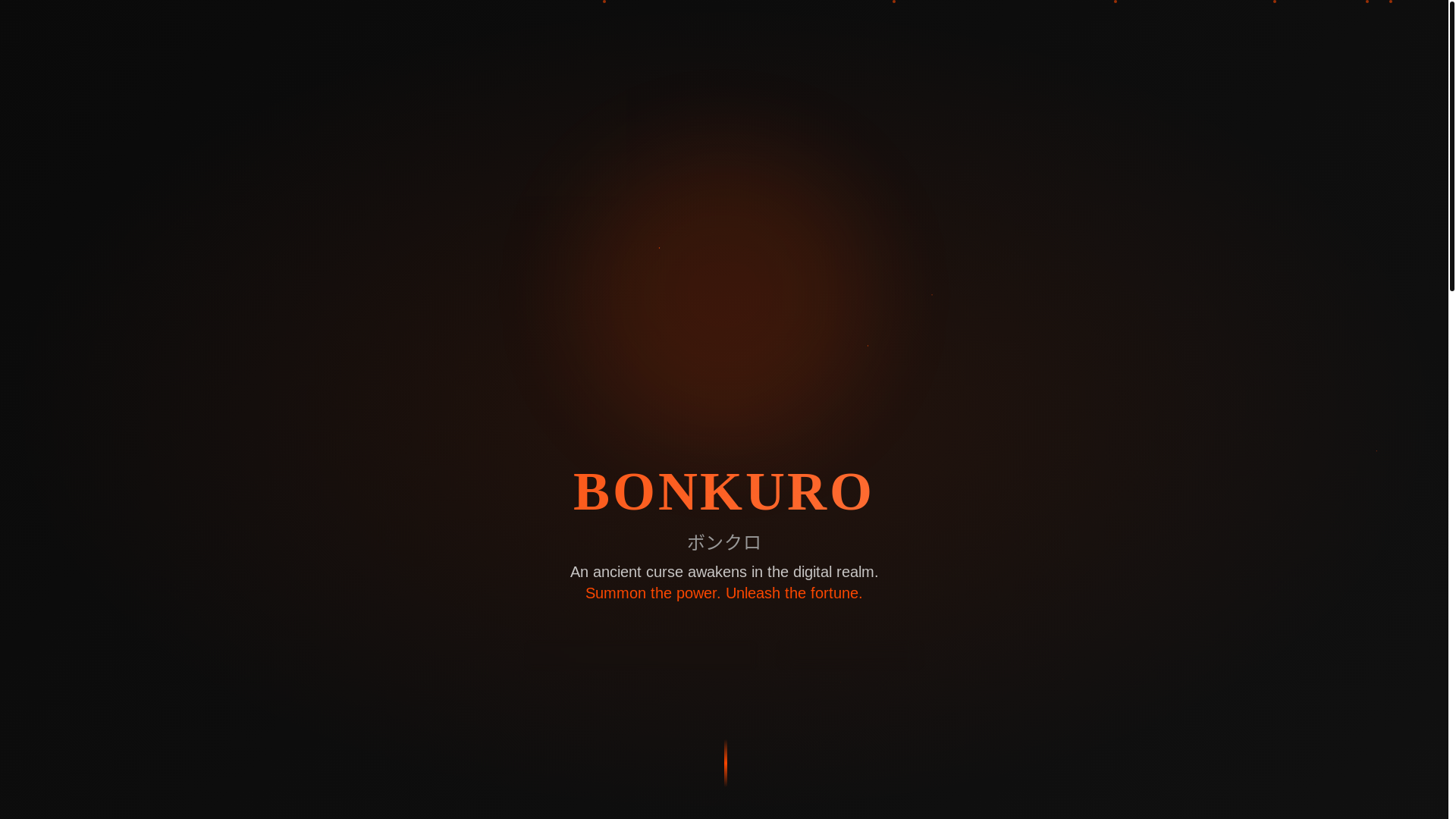 website screenshot of https://bonkuro.xyz/