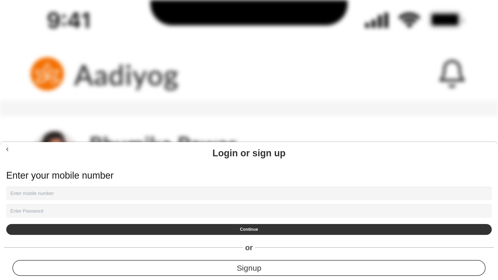 website screenshot of https://aadiyog-svelte-client-1ol.pages.dev/