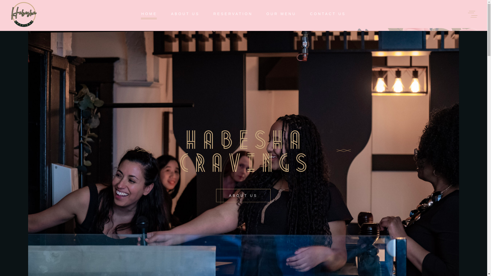 website screenshot of https://habeshacravings.space/