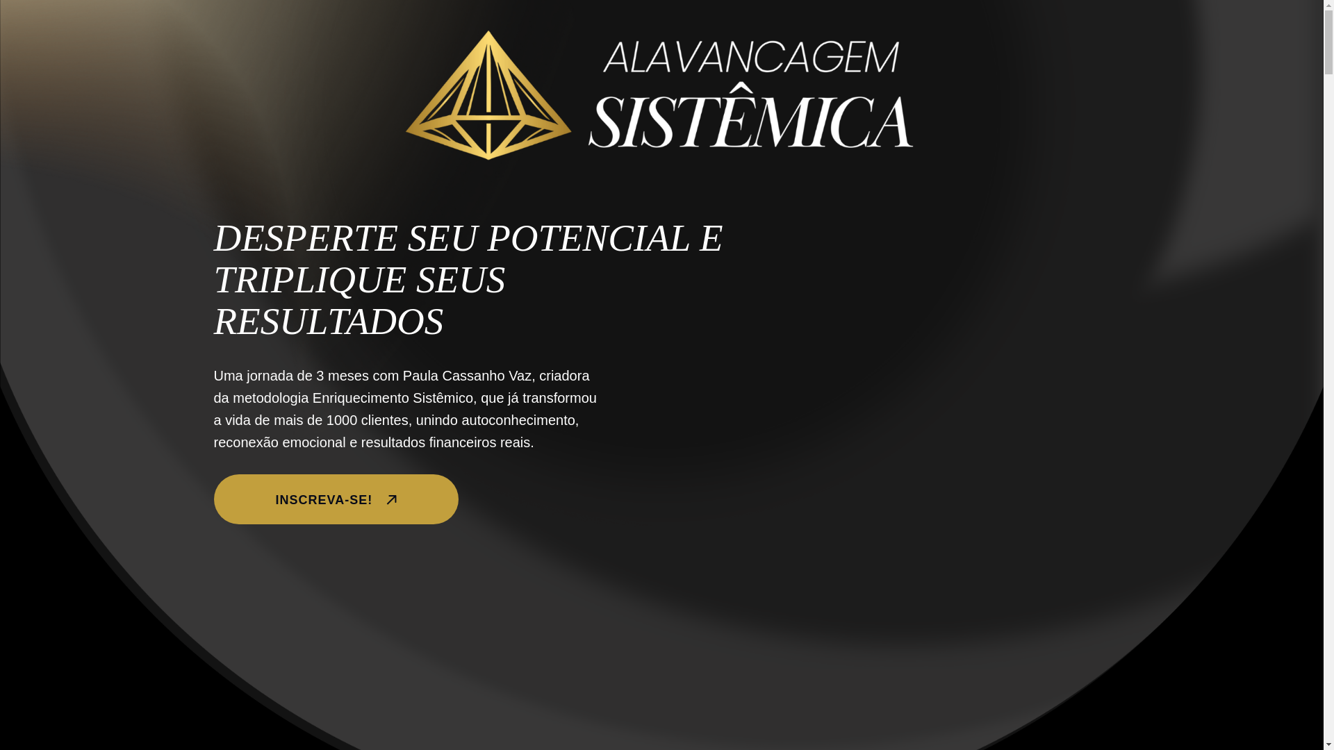 website screenshot of https://alavancagemsistemica.com.br/