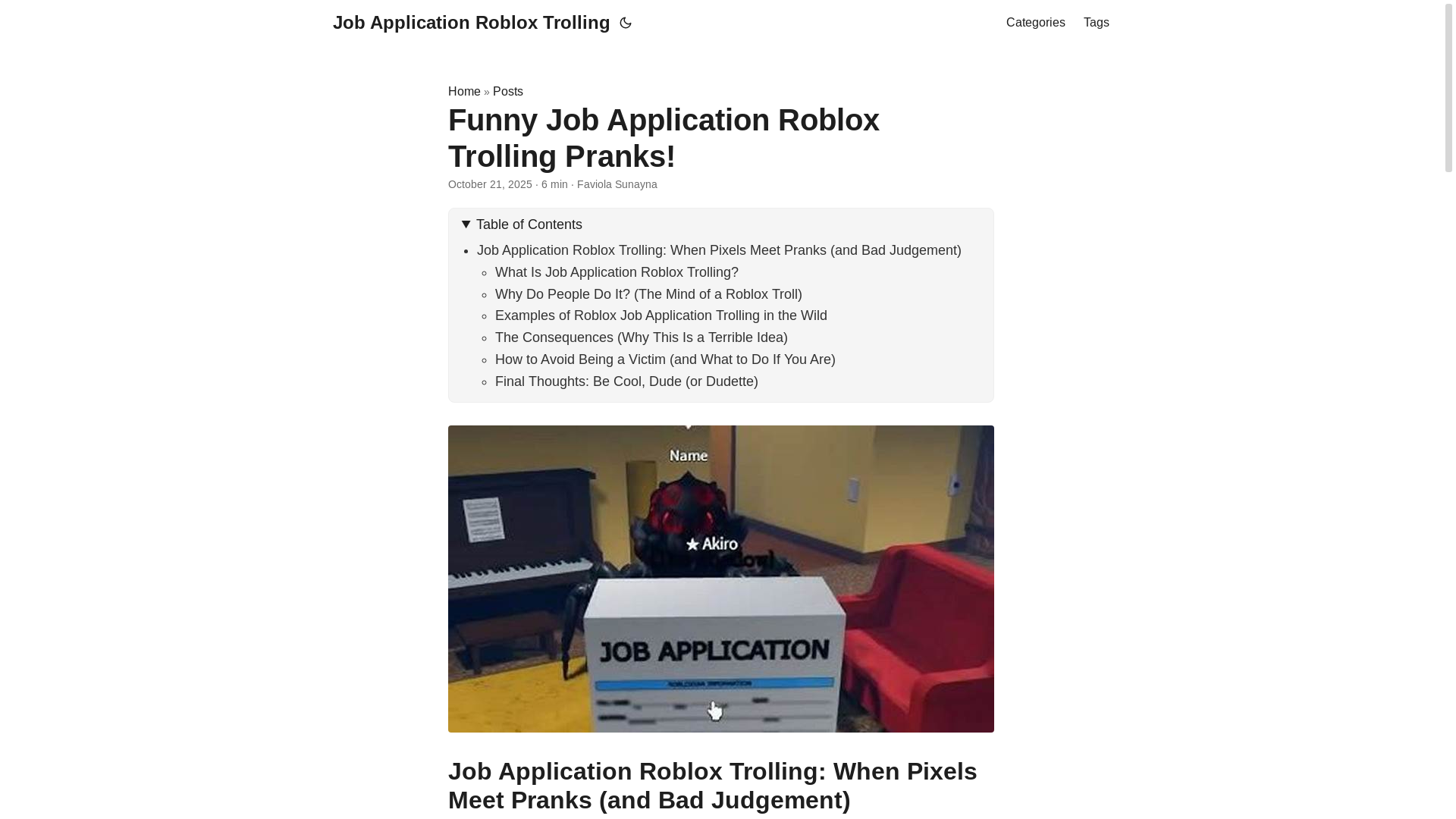 website screenshot of https://job-application-roblox-trolling.pages.dev/