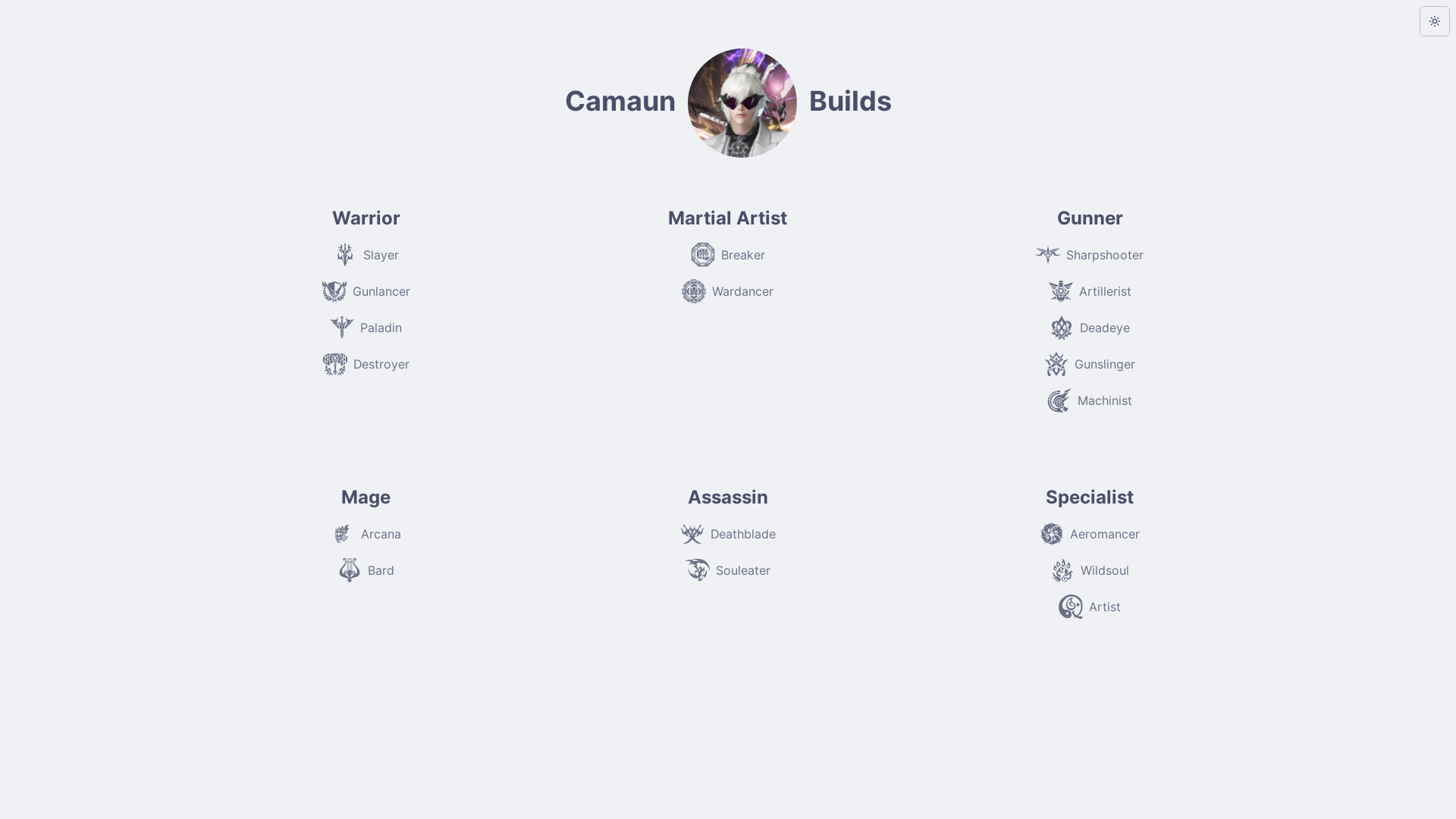 website screenshot of https://camaun-builds.pages.dev/