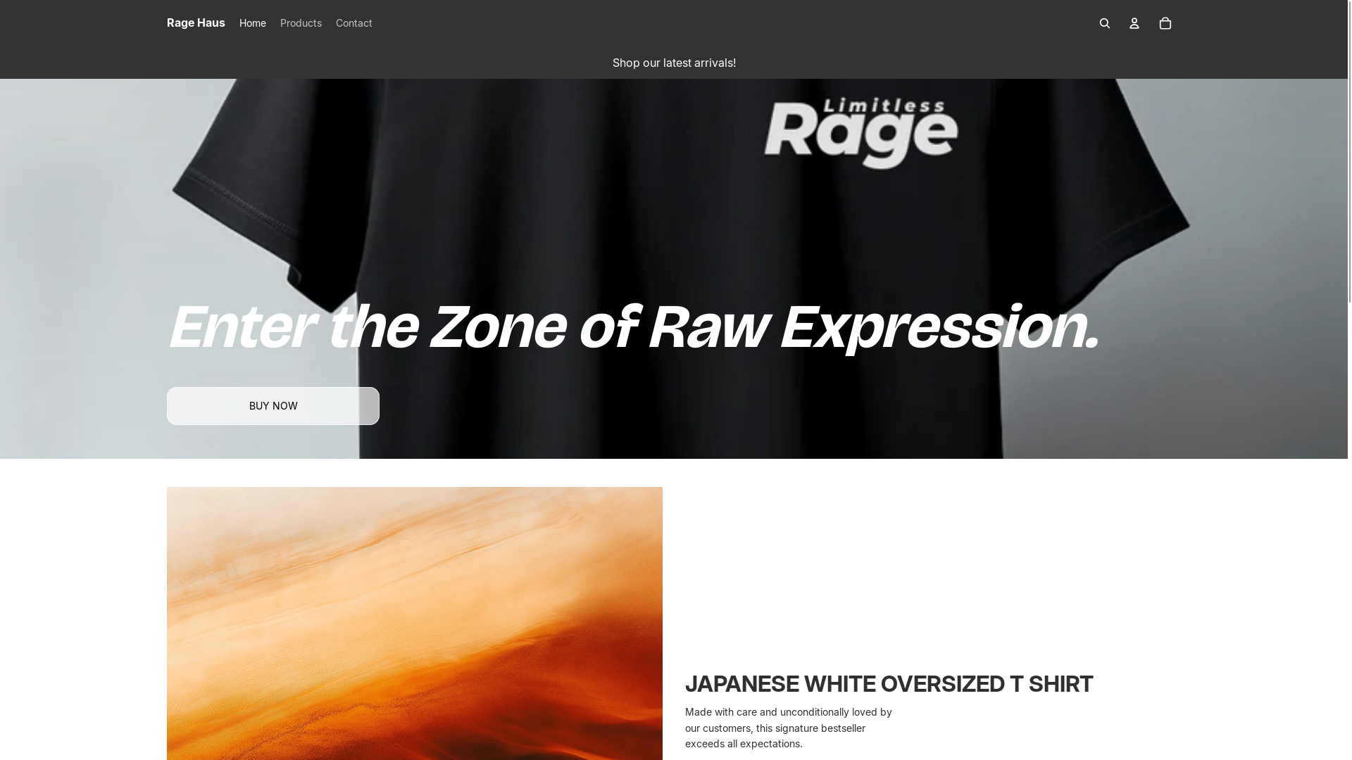 website screenshot of https://ragehaus.xyz/