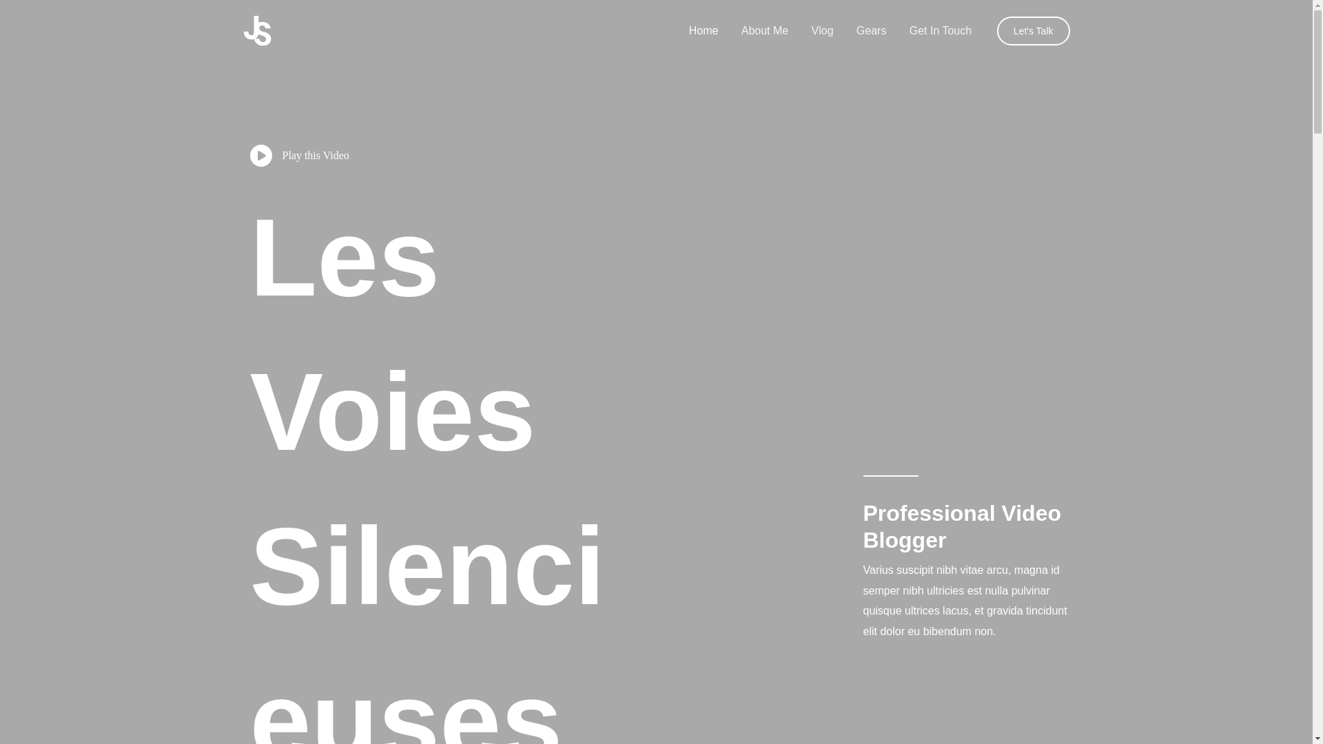 website screenshot of https://lesvoiessilencieuses.com/