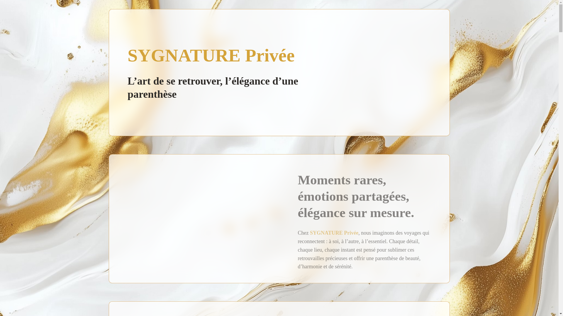 website screenshot of https://sygnature-privee.fr/