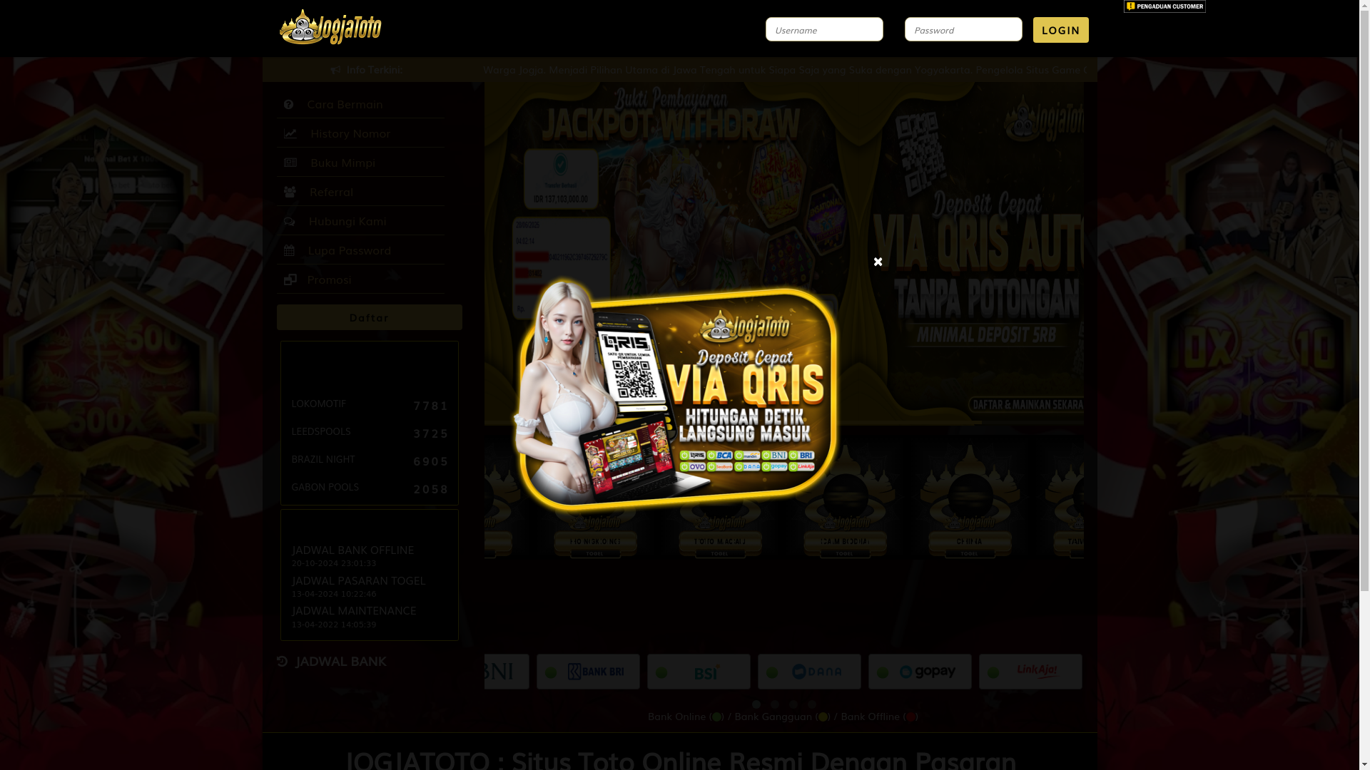 website screenshot of https://jogjatotoagian.com/