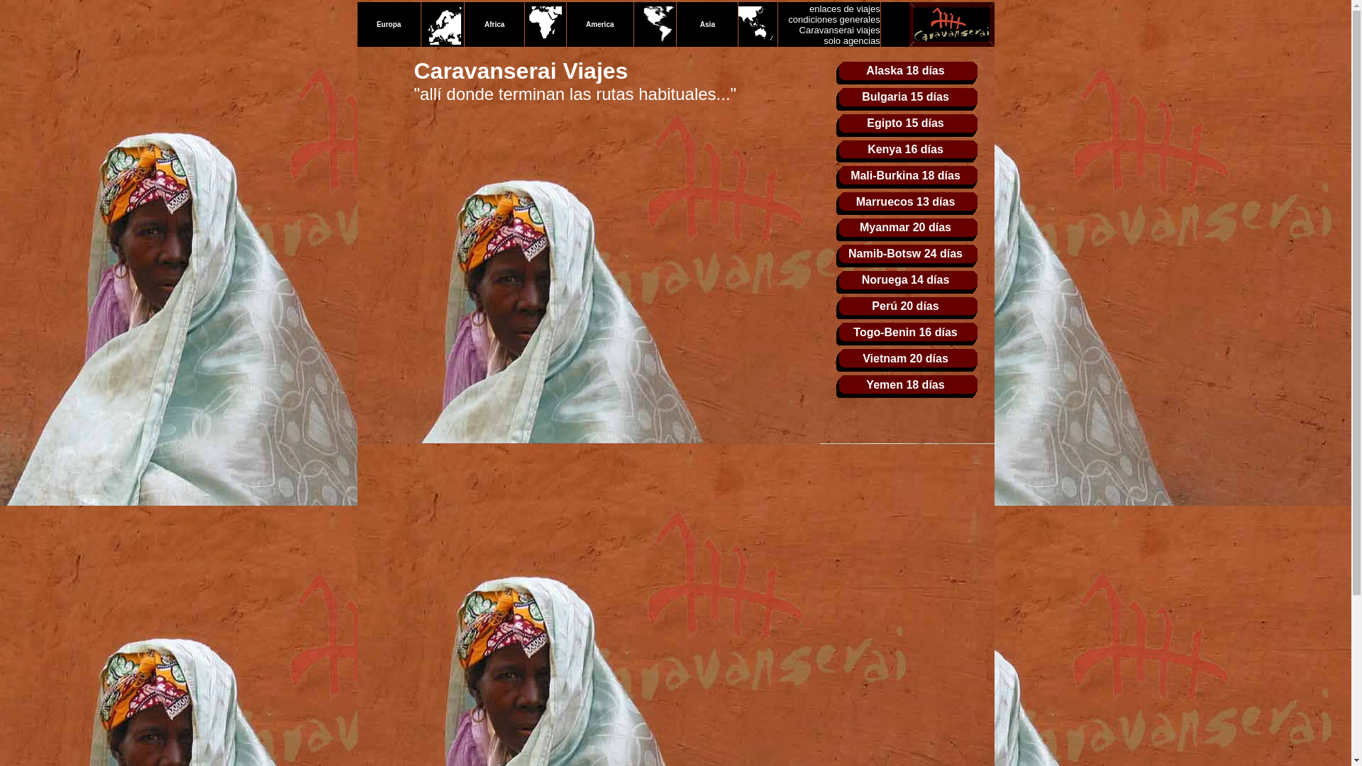 website screenshot of https://caravanseraiviajes.pages.dev/