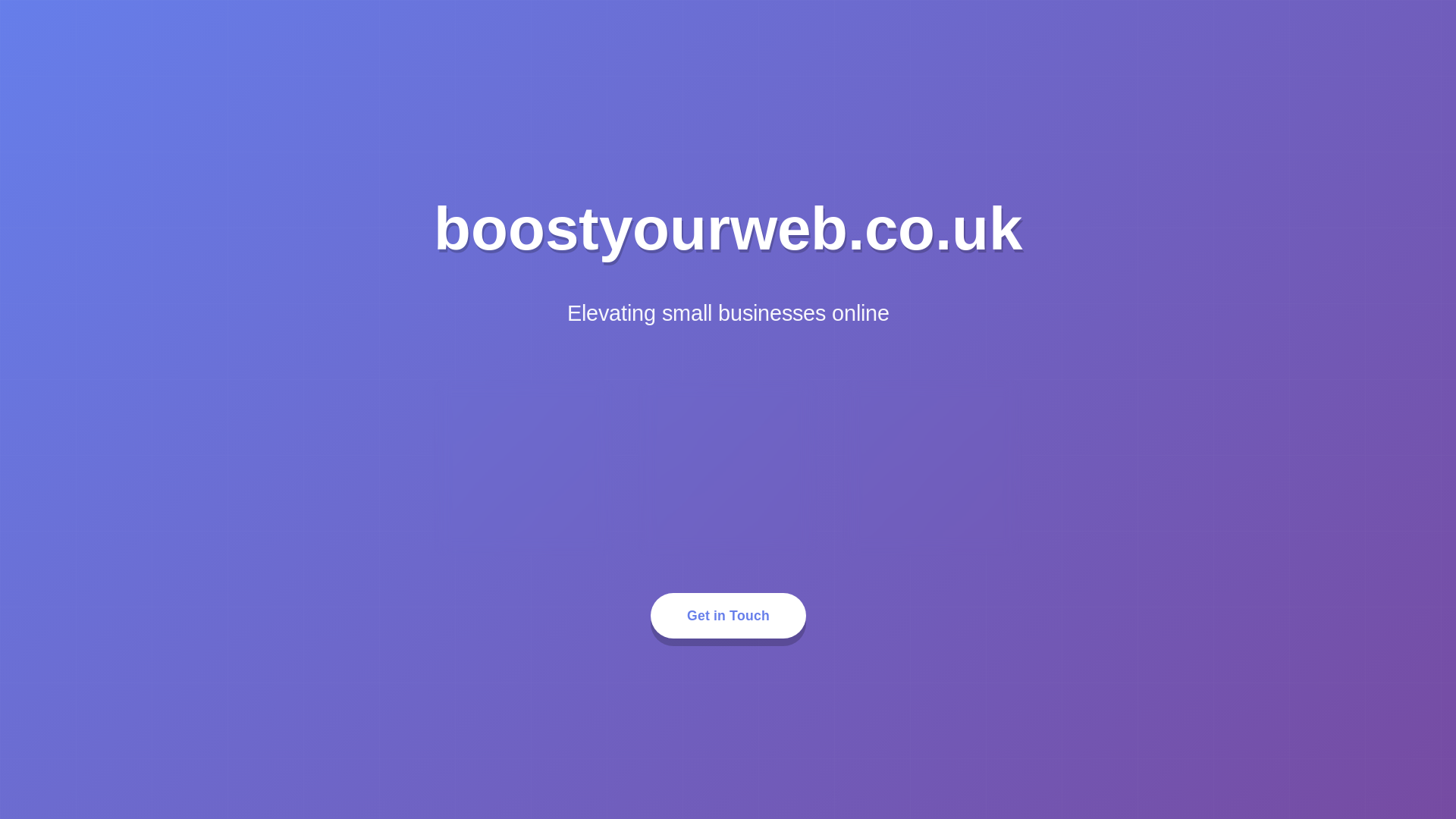 website screenshot of https://boostyourweb.co.uk/