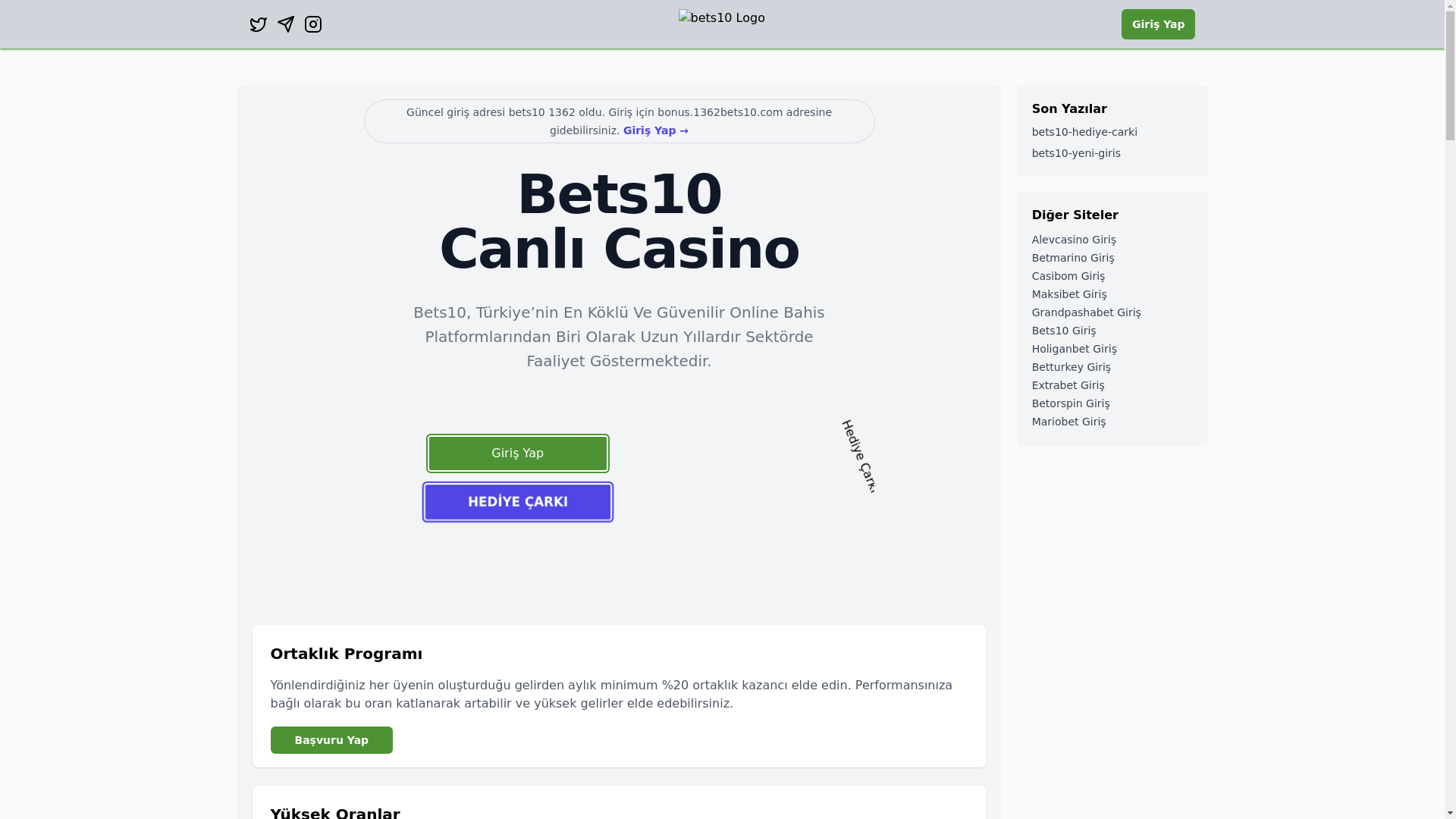website screenshot of https://bets10guncelgiris-blog.pages.dev/
