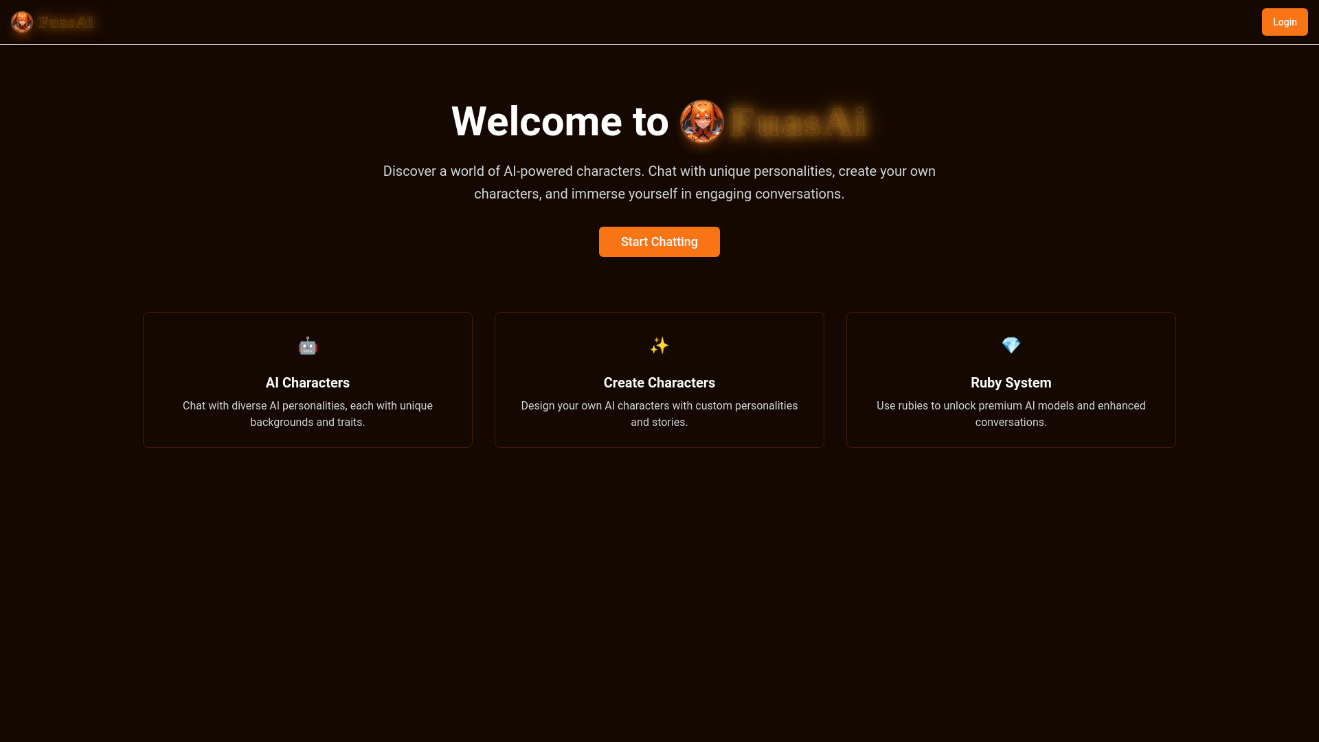 website screenshot of https://fuasai.org/
