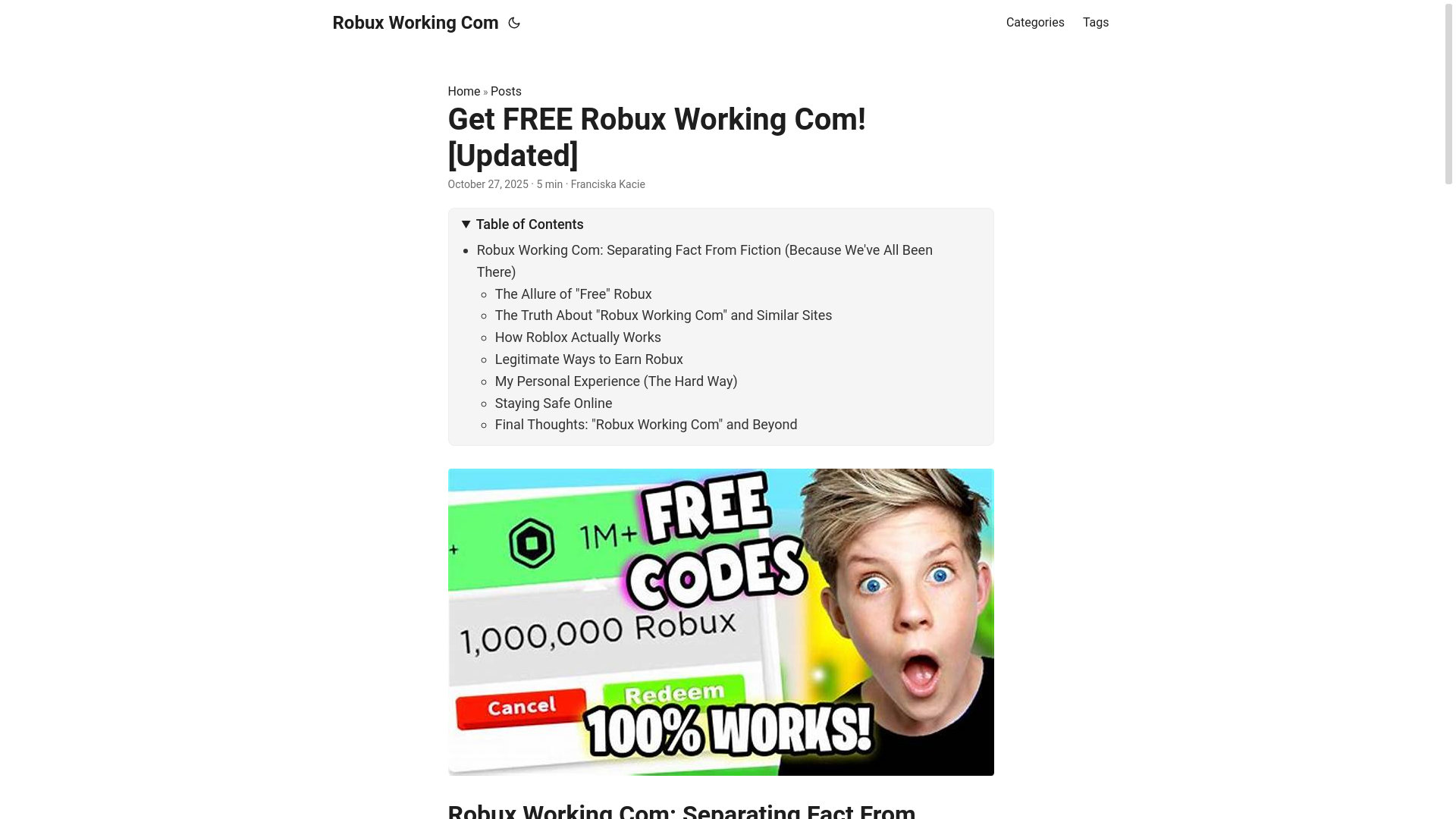 website screenshot of https://robux-working-com.pages.dev/