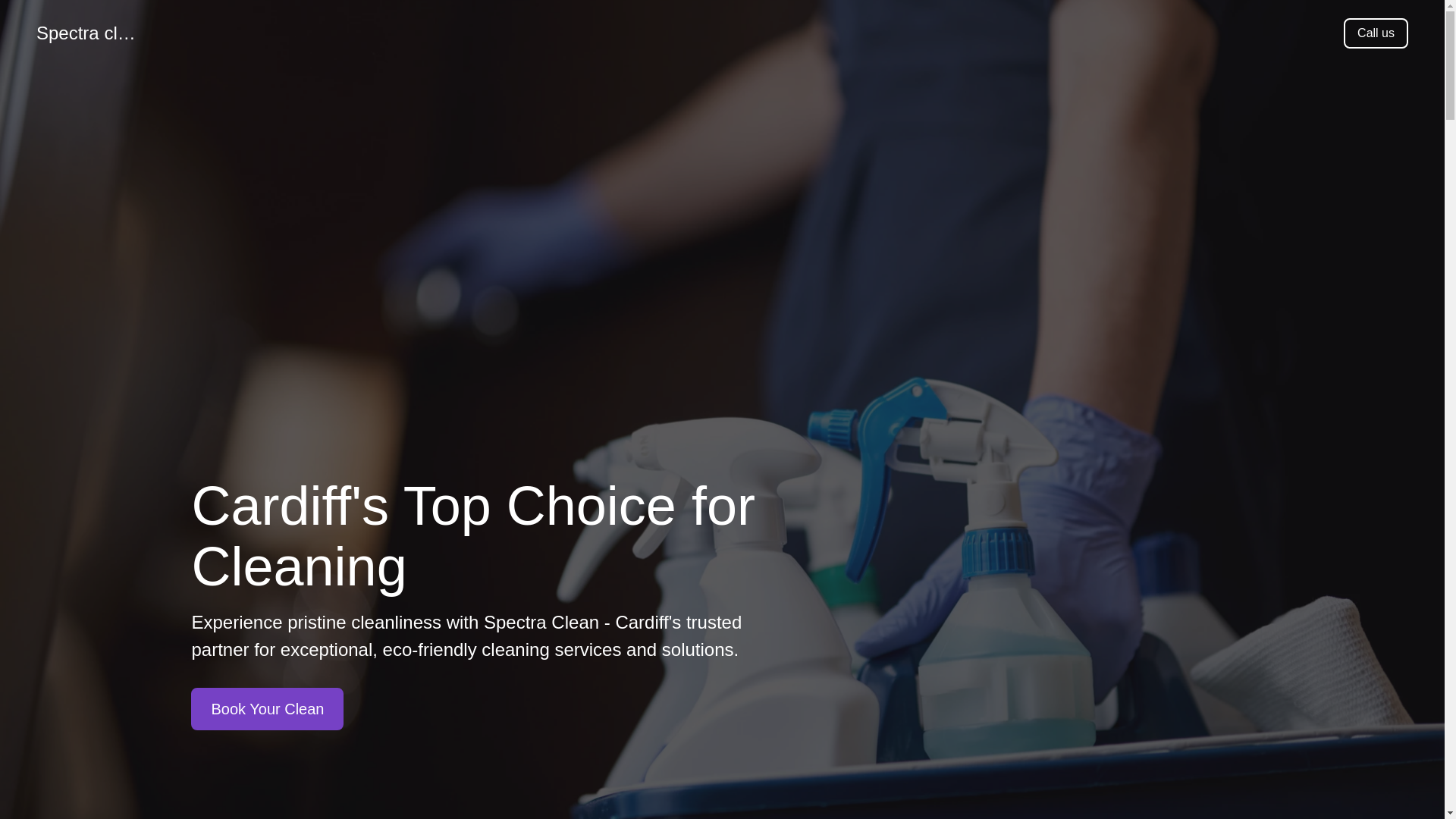 website screenshot of https://spectrafresh.com/
