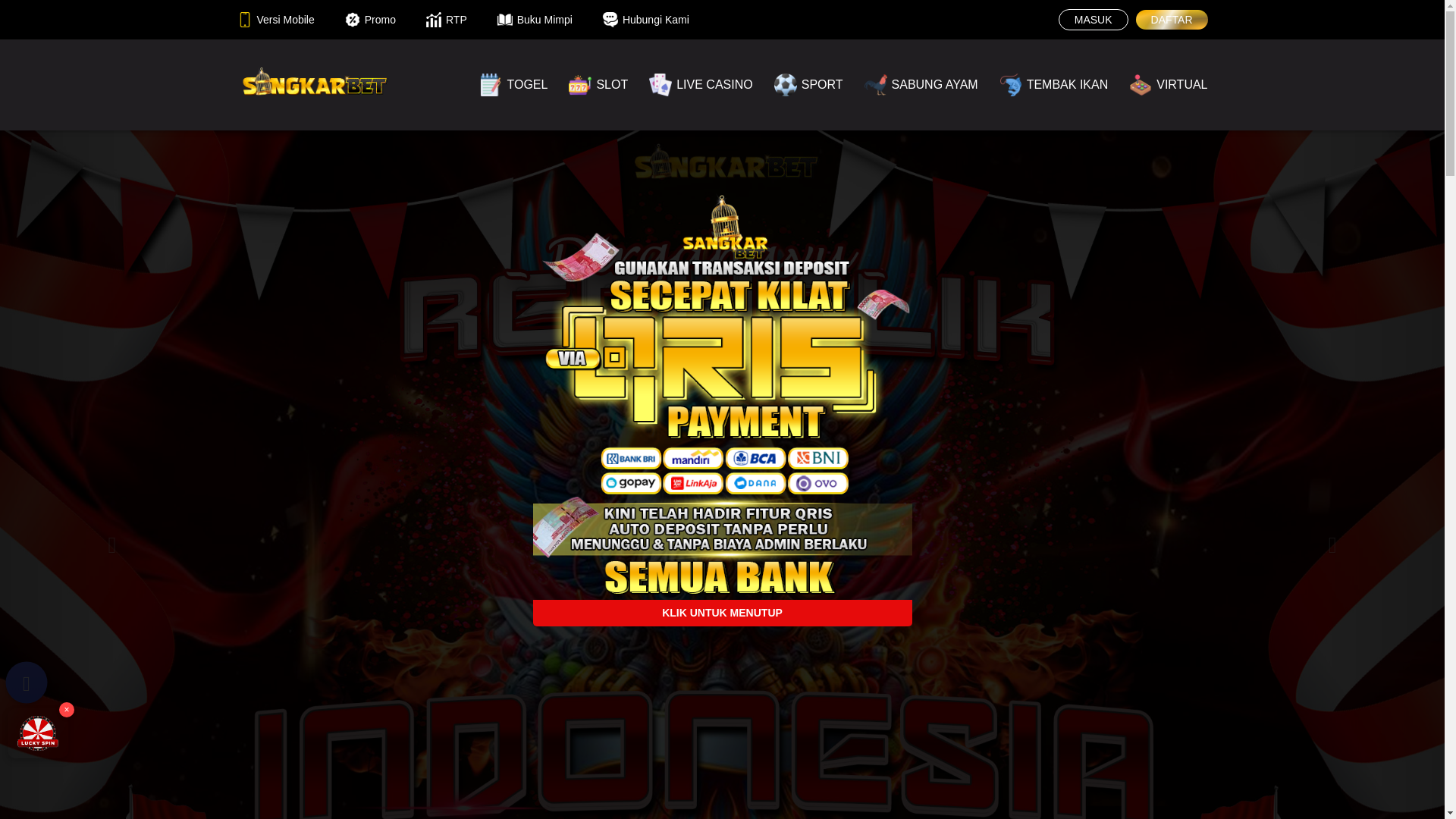 website screenshot of https://sangkarsaya.xyz/