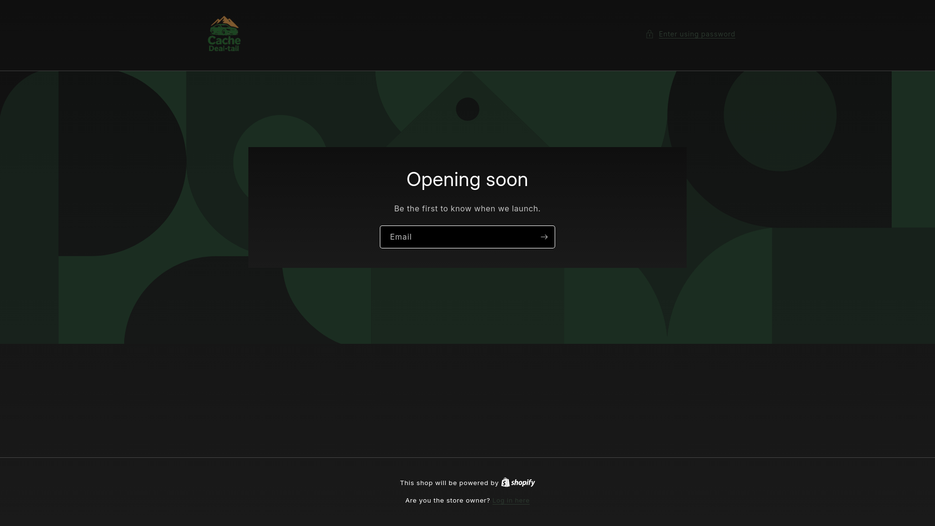 website screenshot of https://cachedealtail.com/