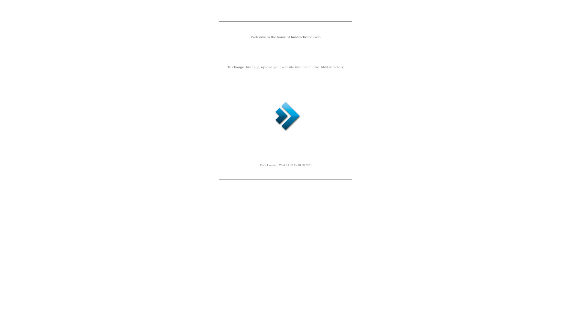 website screenshot of https://fondtechinno.com/