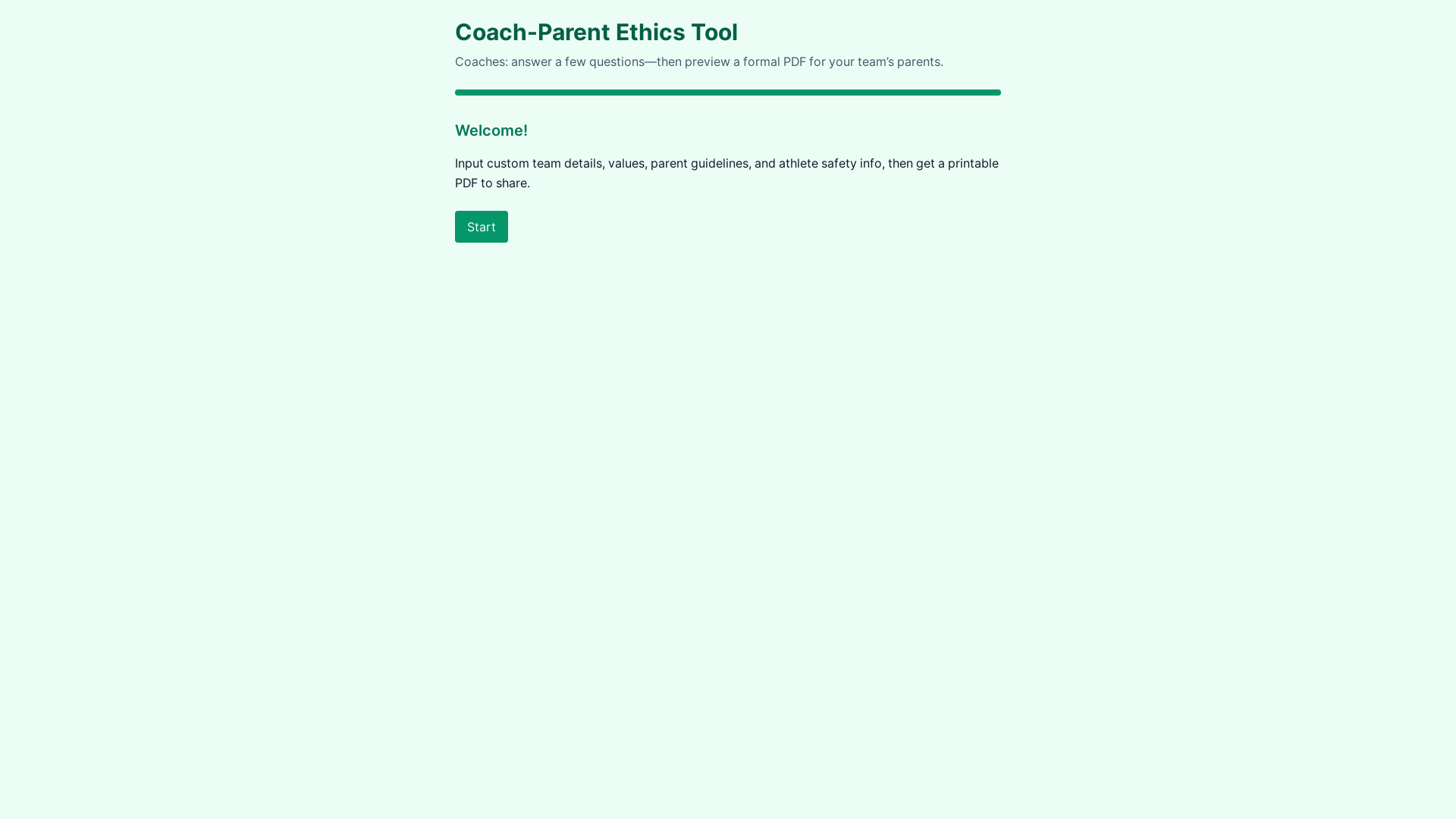 website screenshot of https://coachparenttool.online/