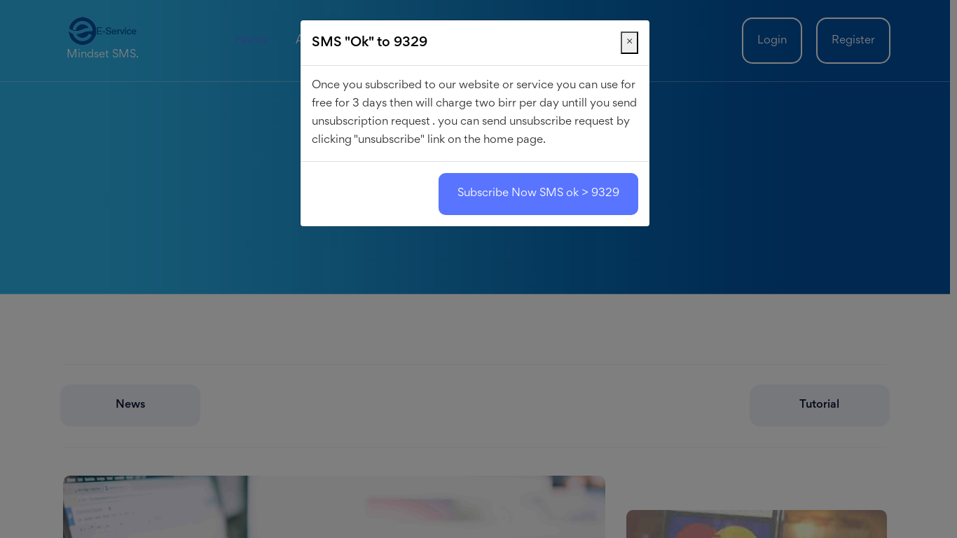 website screenshot of https://esevicess.com/